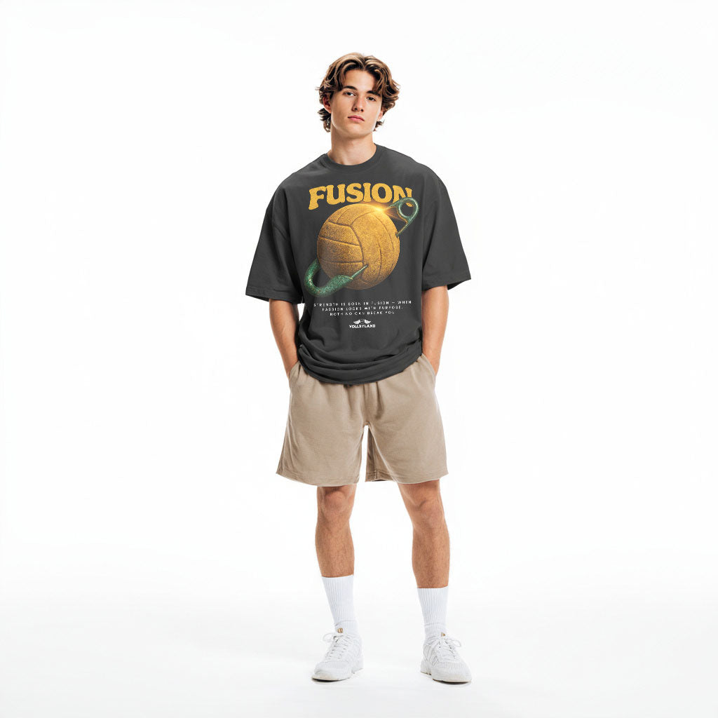 Fusion Oversized faded t-shirt