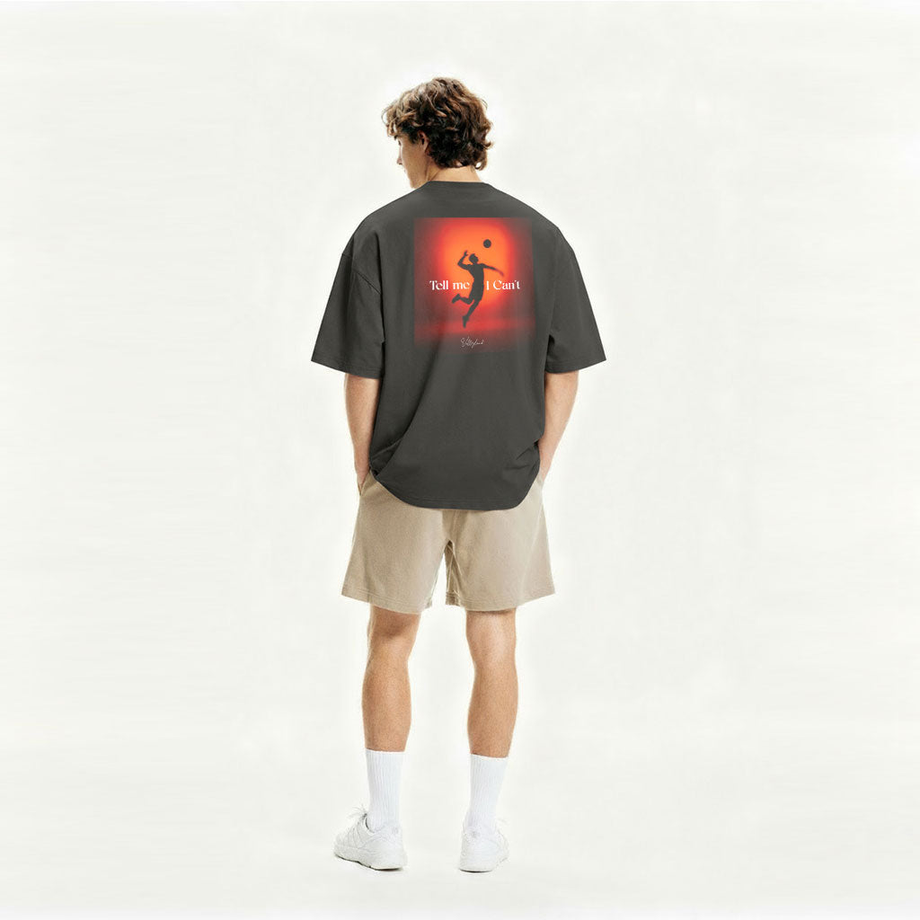 Tell me i cant Oversized faded t-shirt