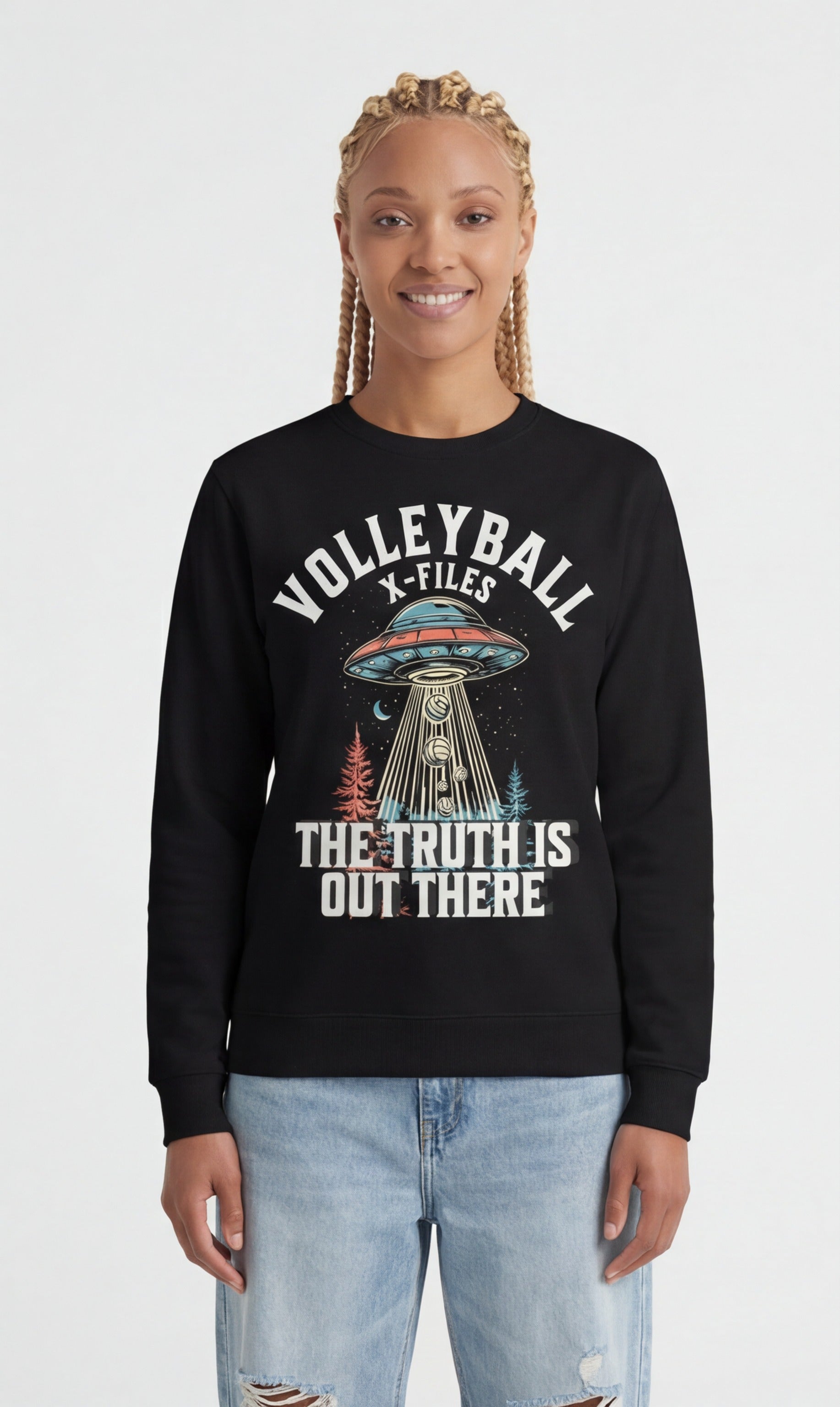 Volleyball X-Files Sweatshirt
