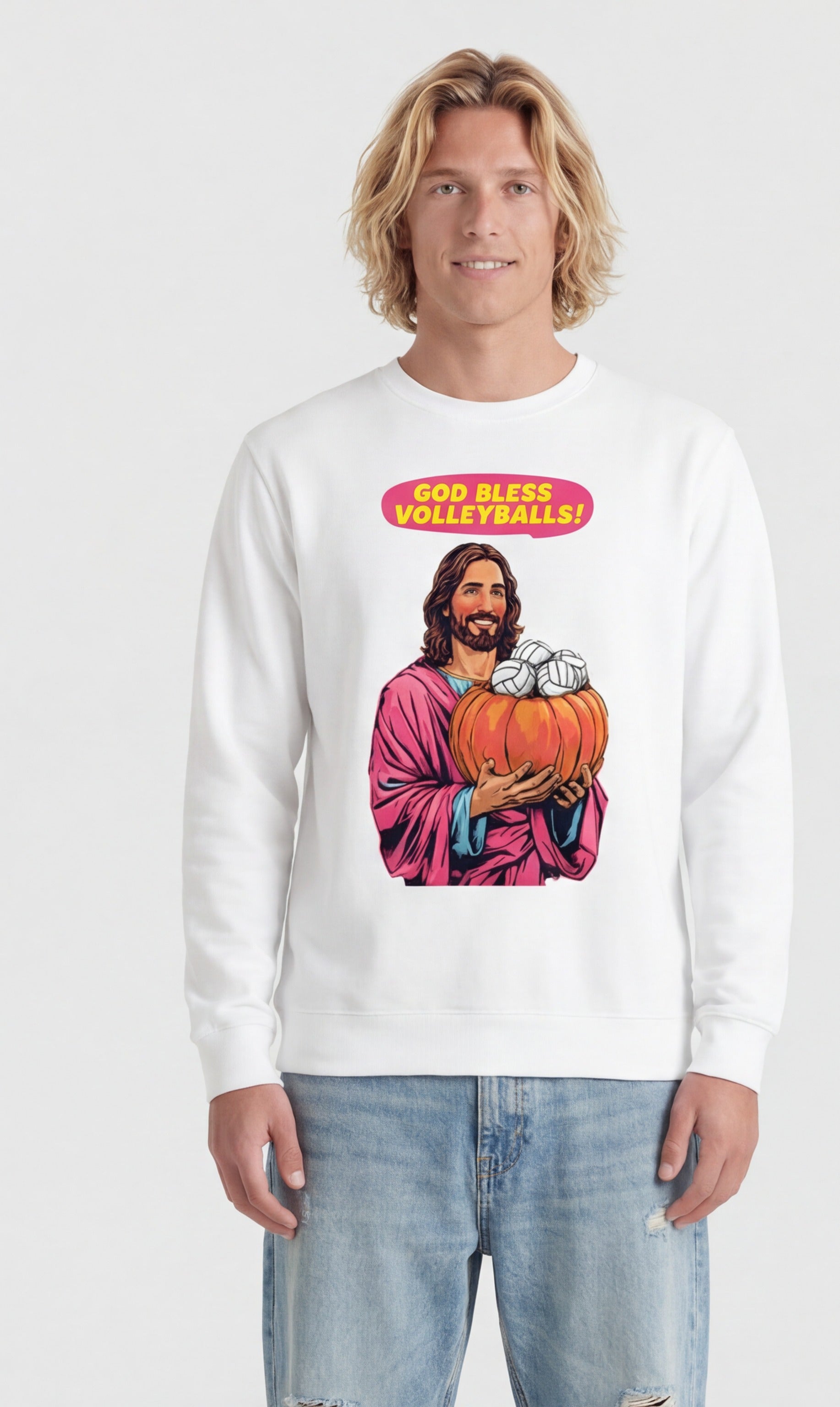 God Bless Volleyballs Sweatshirt