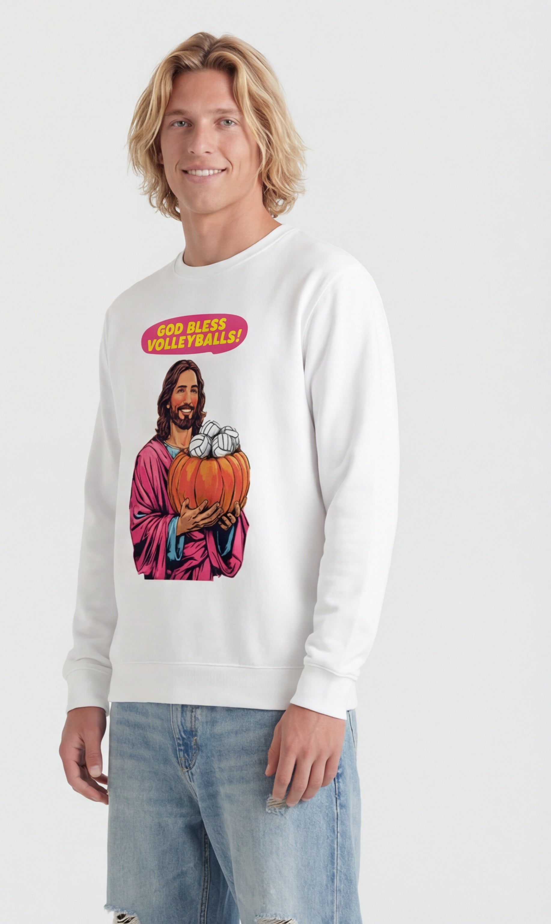 God Bless Volleyballs Sweatshirt