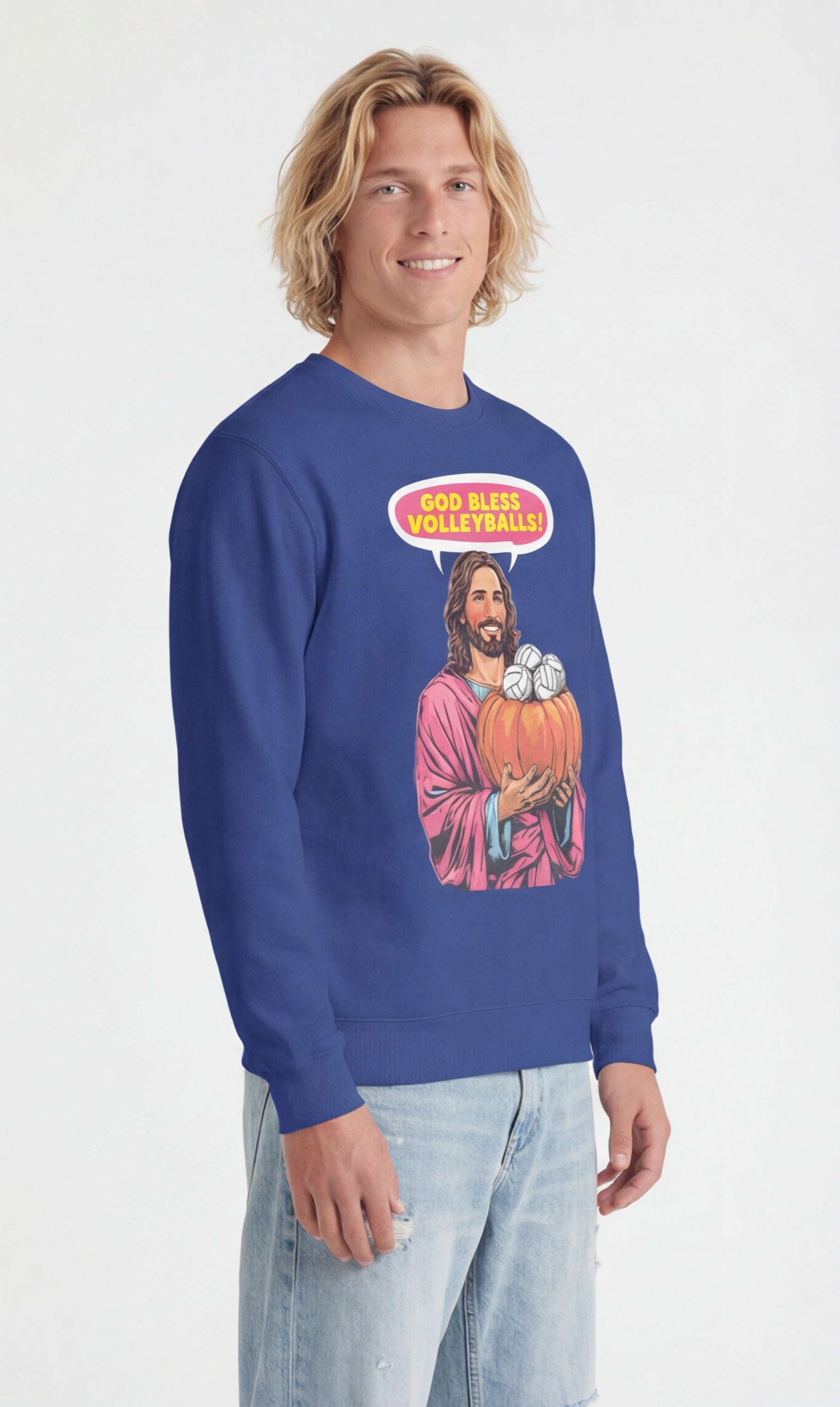God Bless Volleyballs Sweatshirt