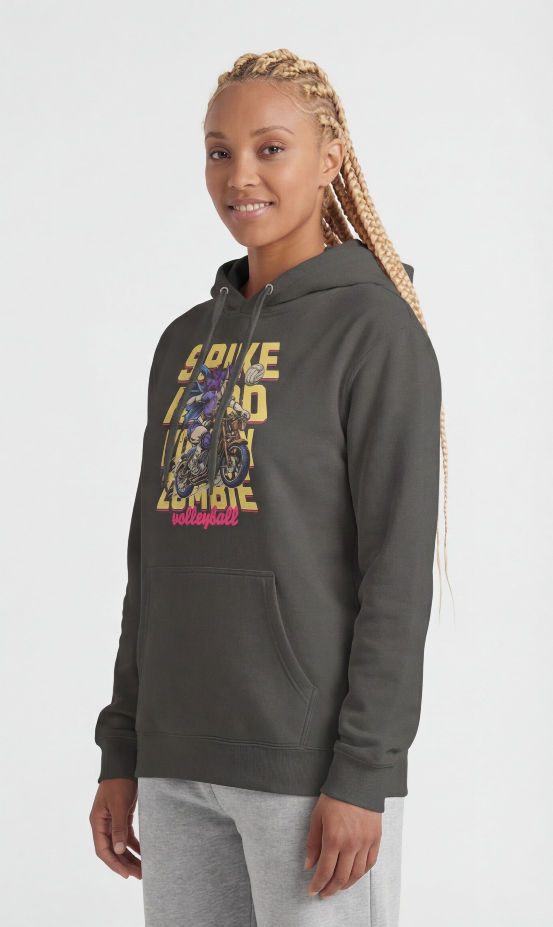 spike zombie Hoodie