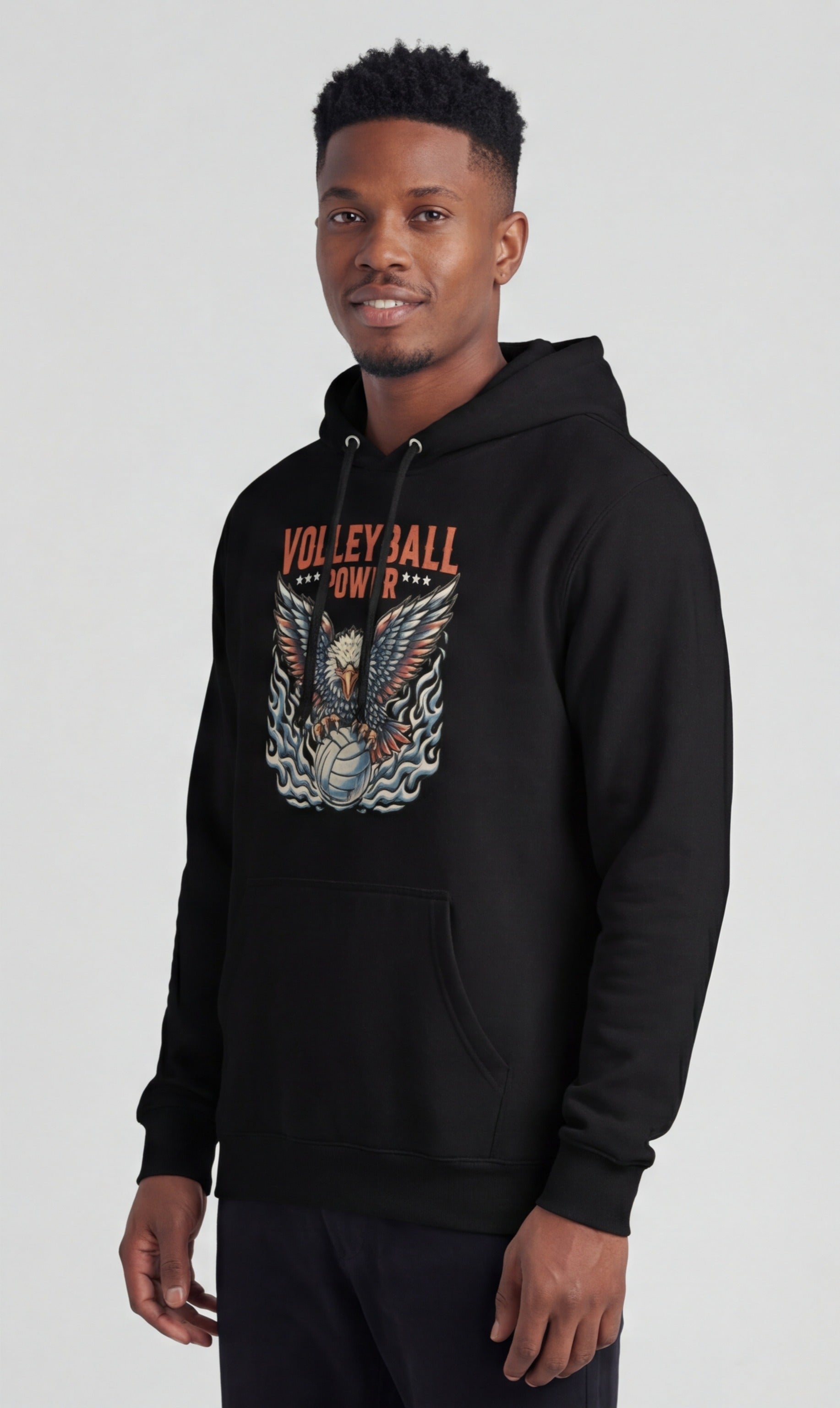 volleyball power Hoodie