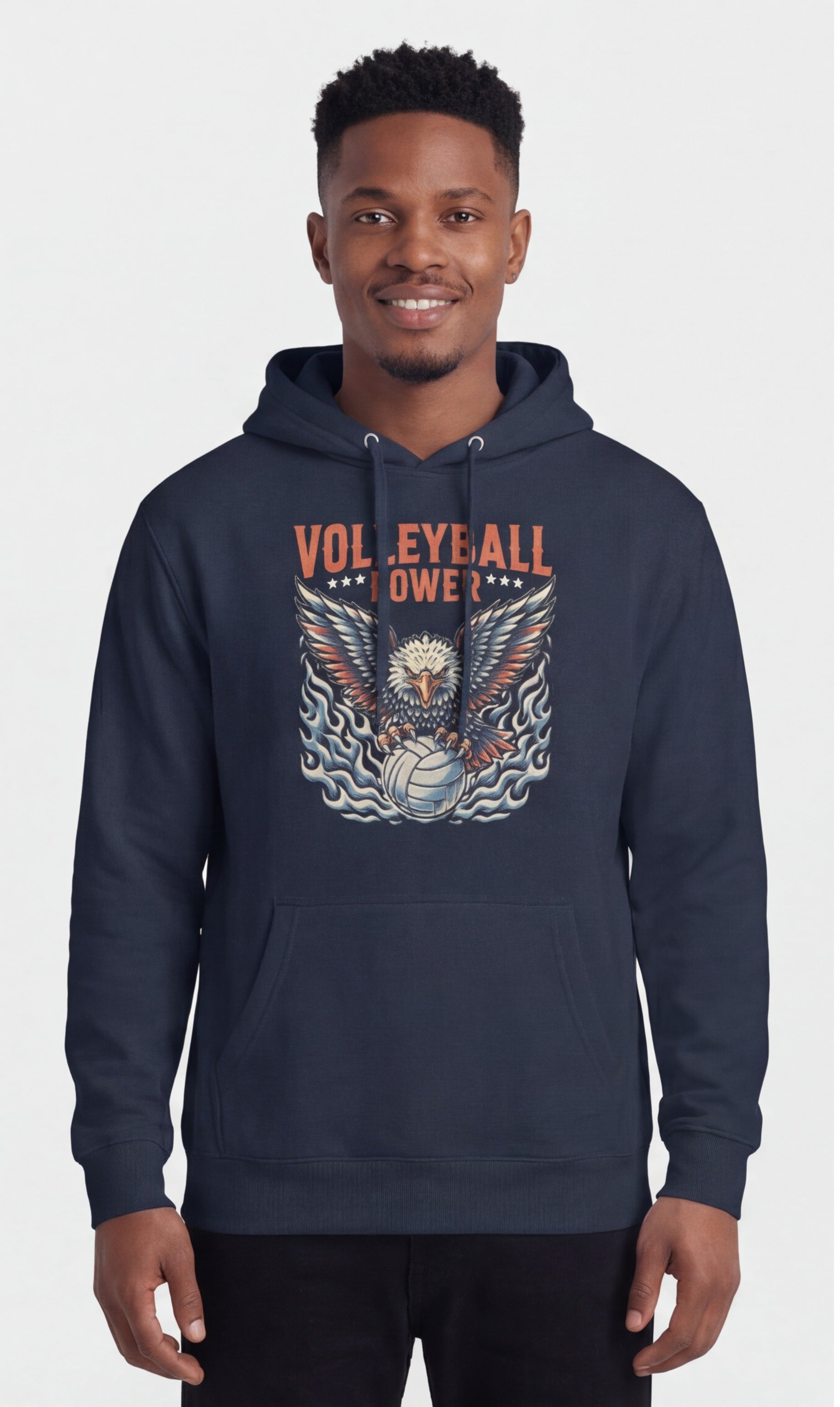 volleyball power Hoodie