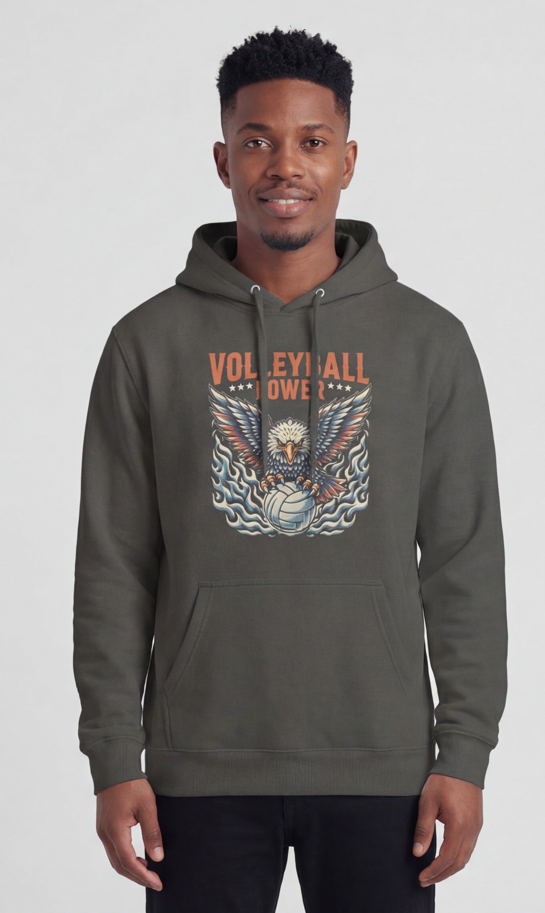 volleyball power Hoodie