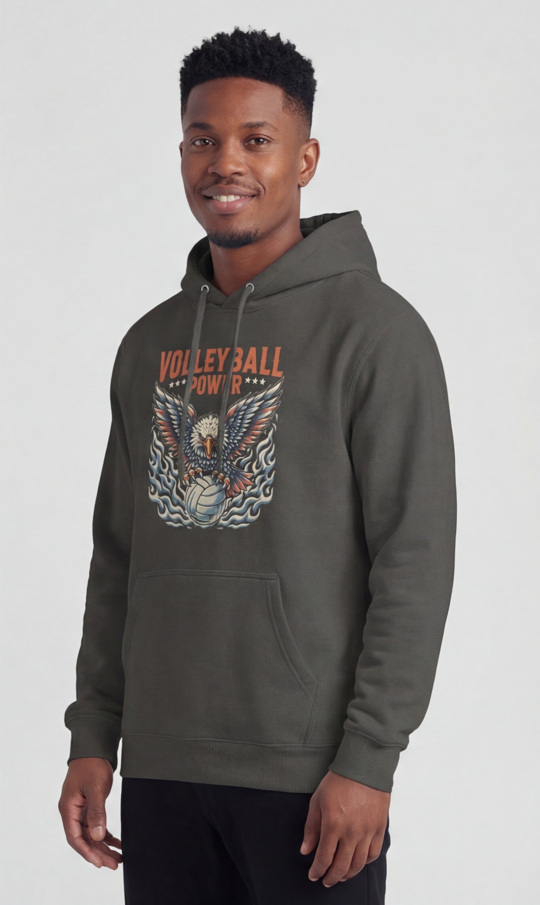 volleyball power Hoodie