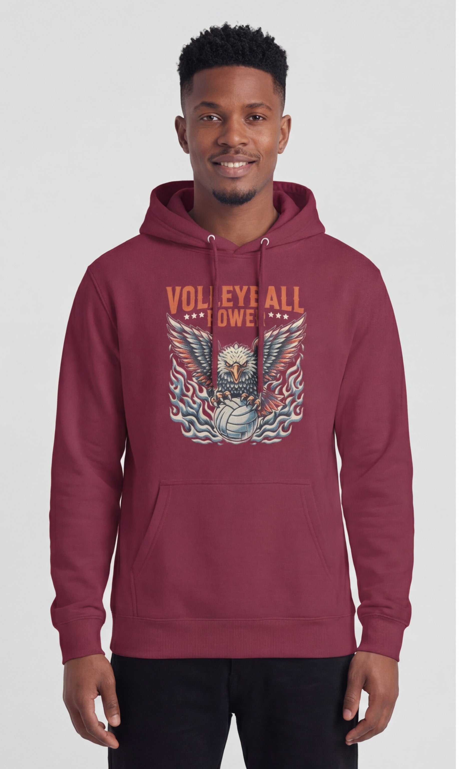 volleyball power Hoodie