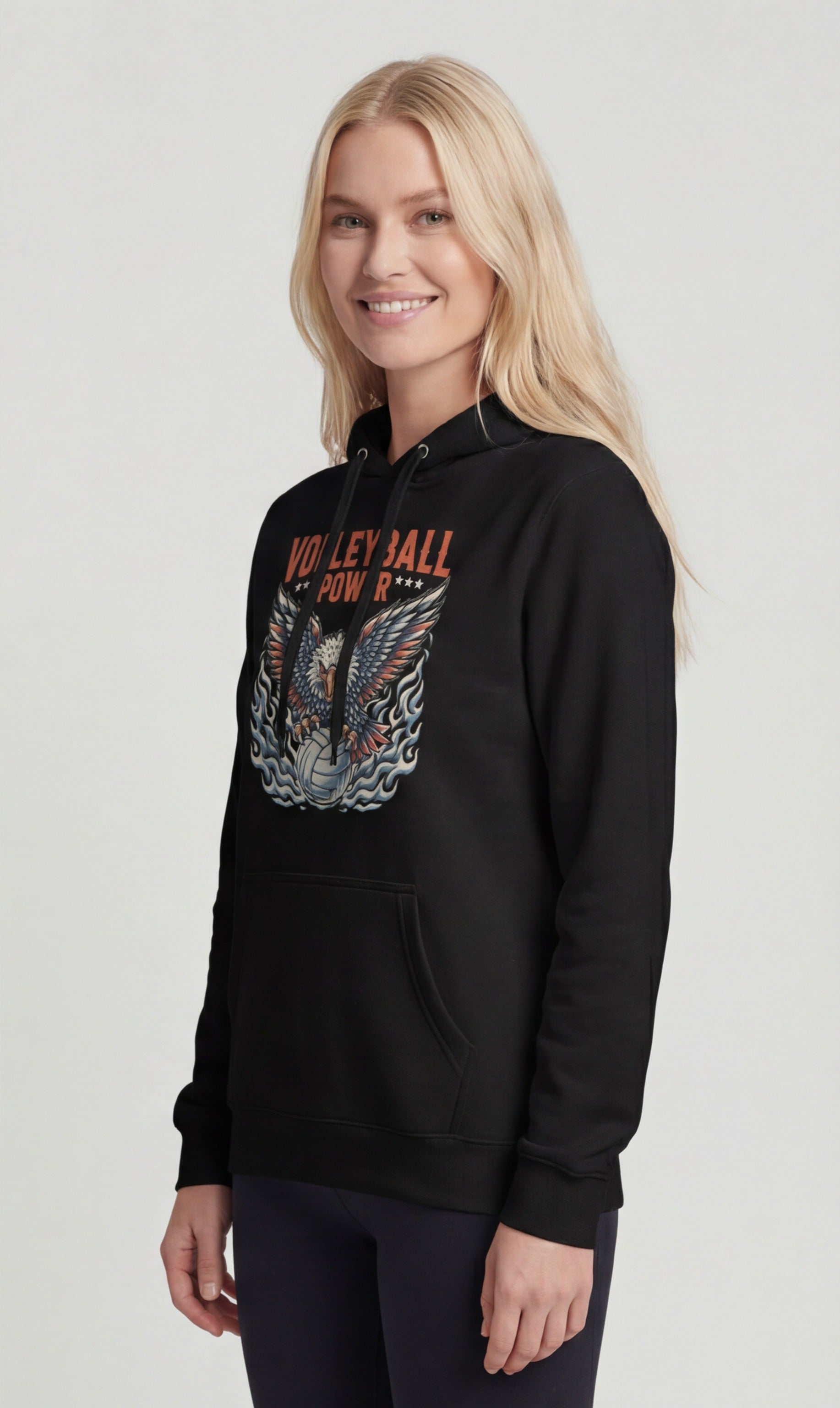 volleyball power Hoodie