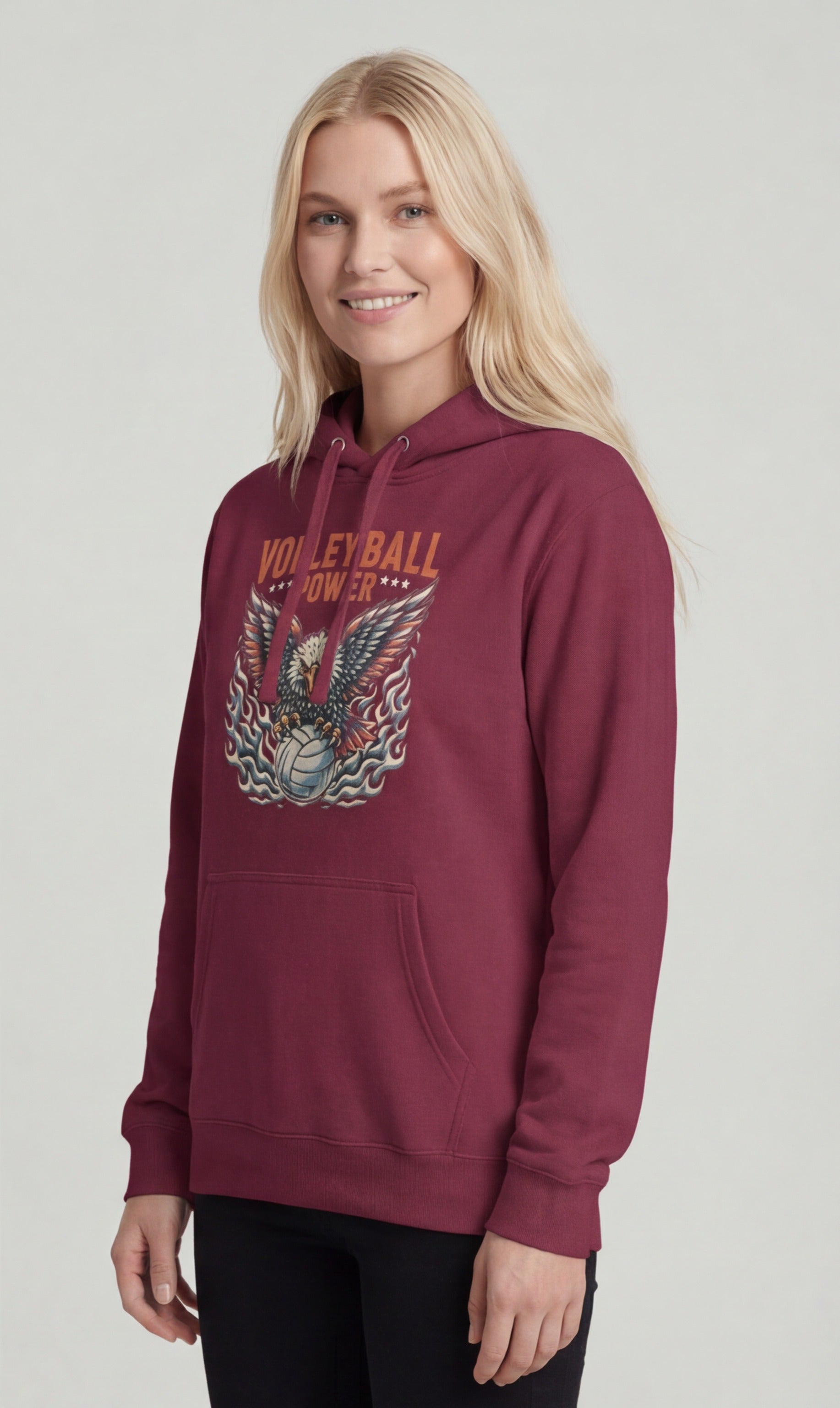 volleyball power Hoodie