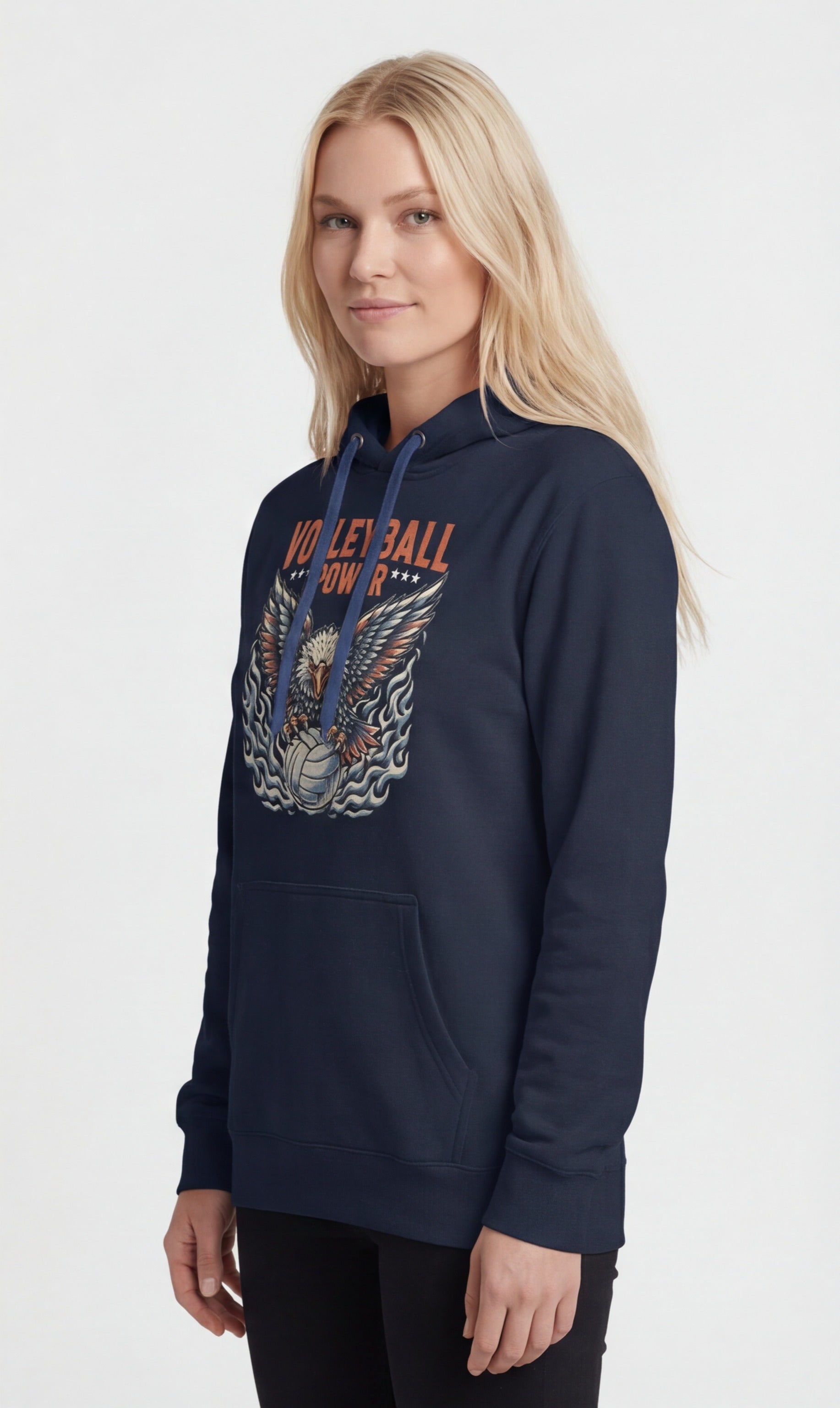 volleyball power Hoodie