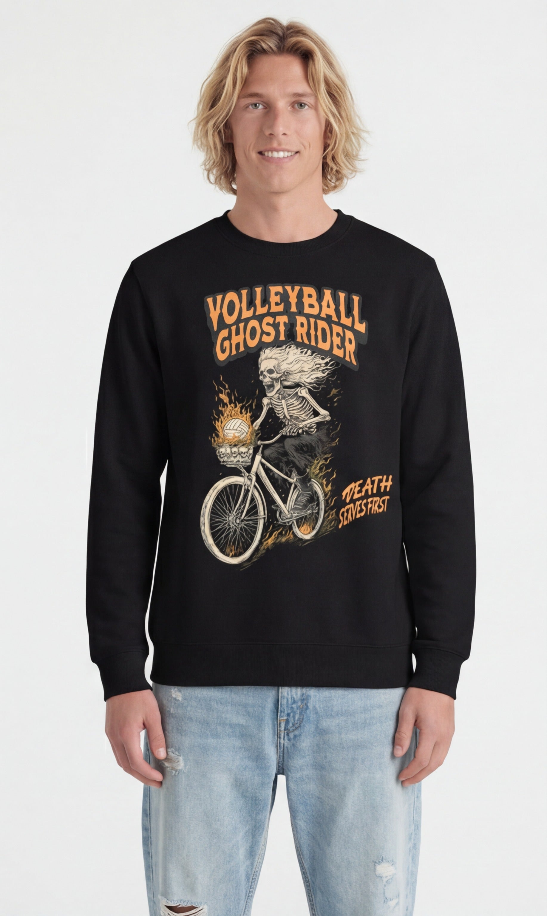 Volleyball Ghost Rider Sweatshirt
