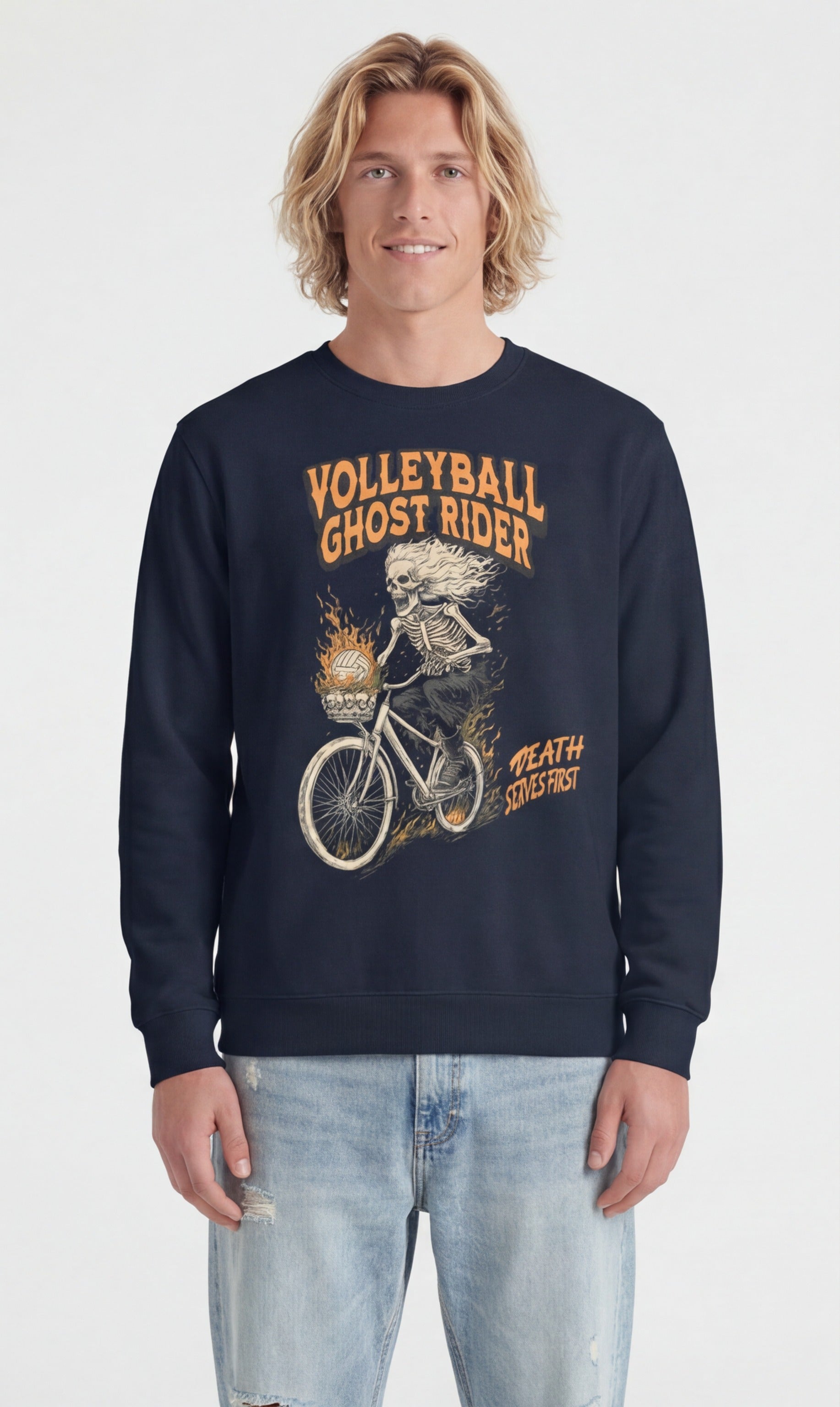Volleyball Ghost Rider Sweatshirt