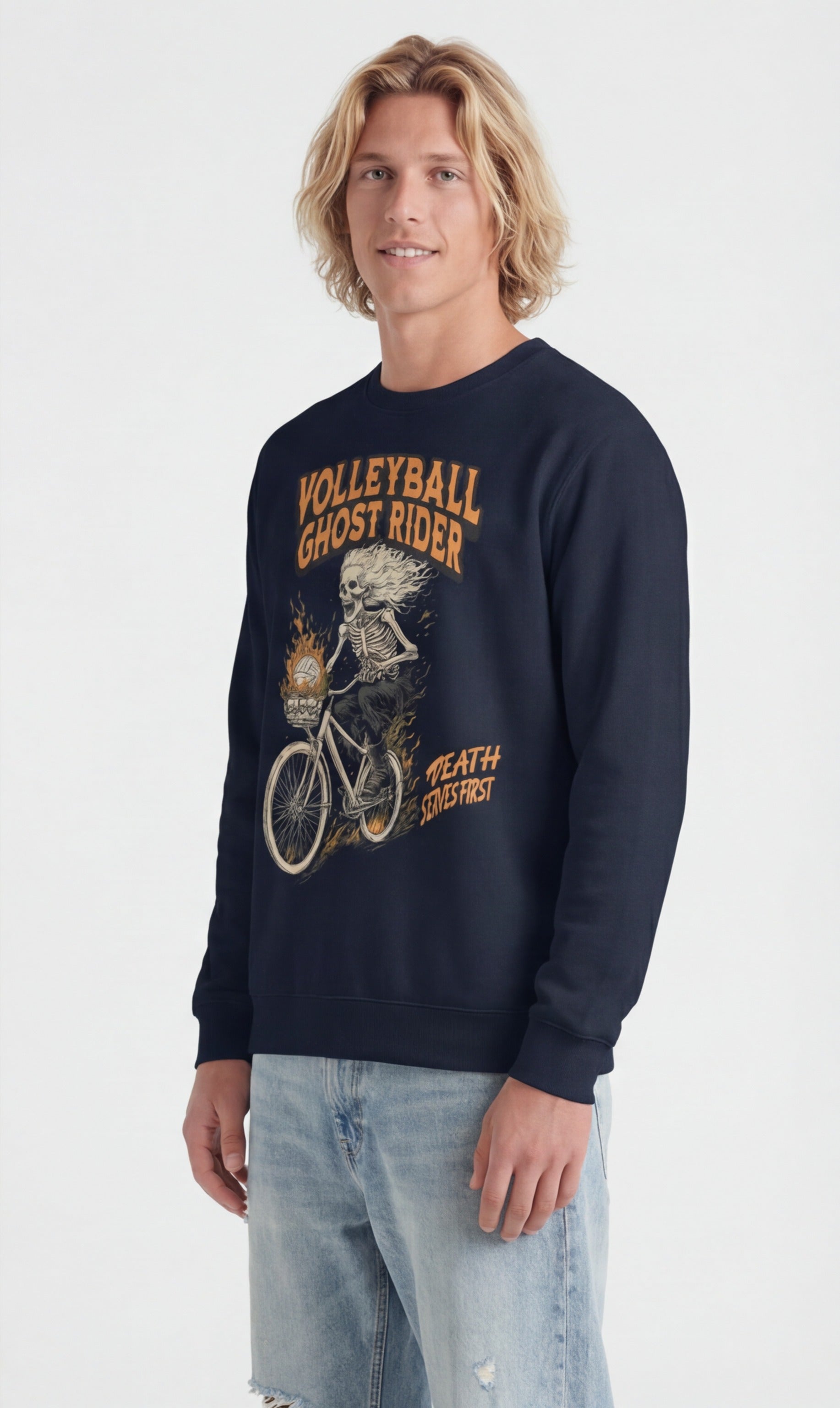 Volleyball Ghost Rider Sweatshirt