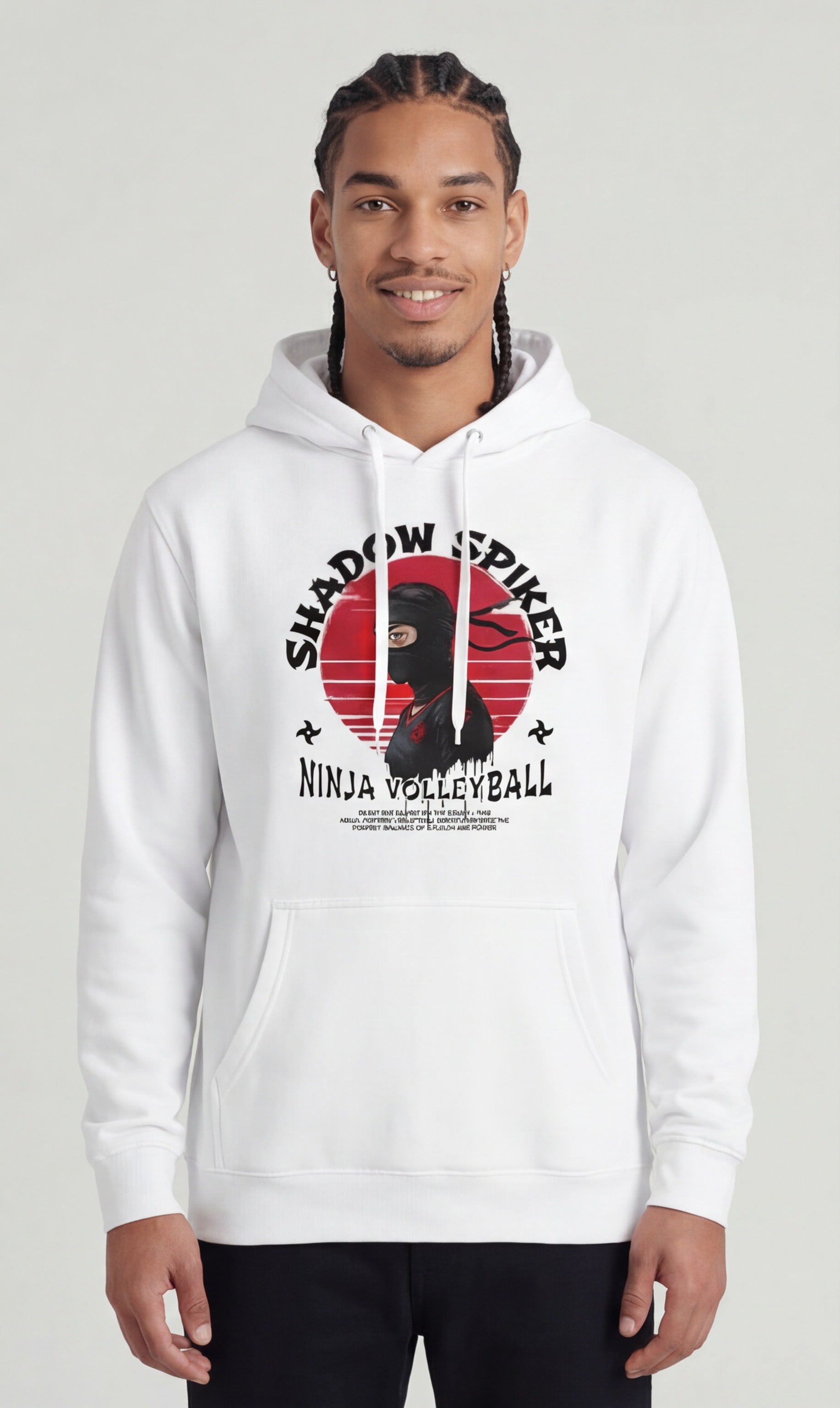 Shadow Spiker — Ninja Volleyball Hoodie