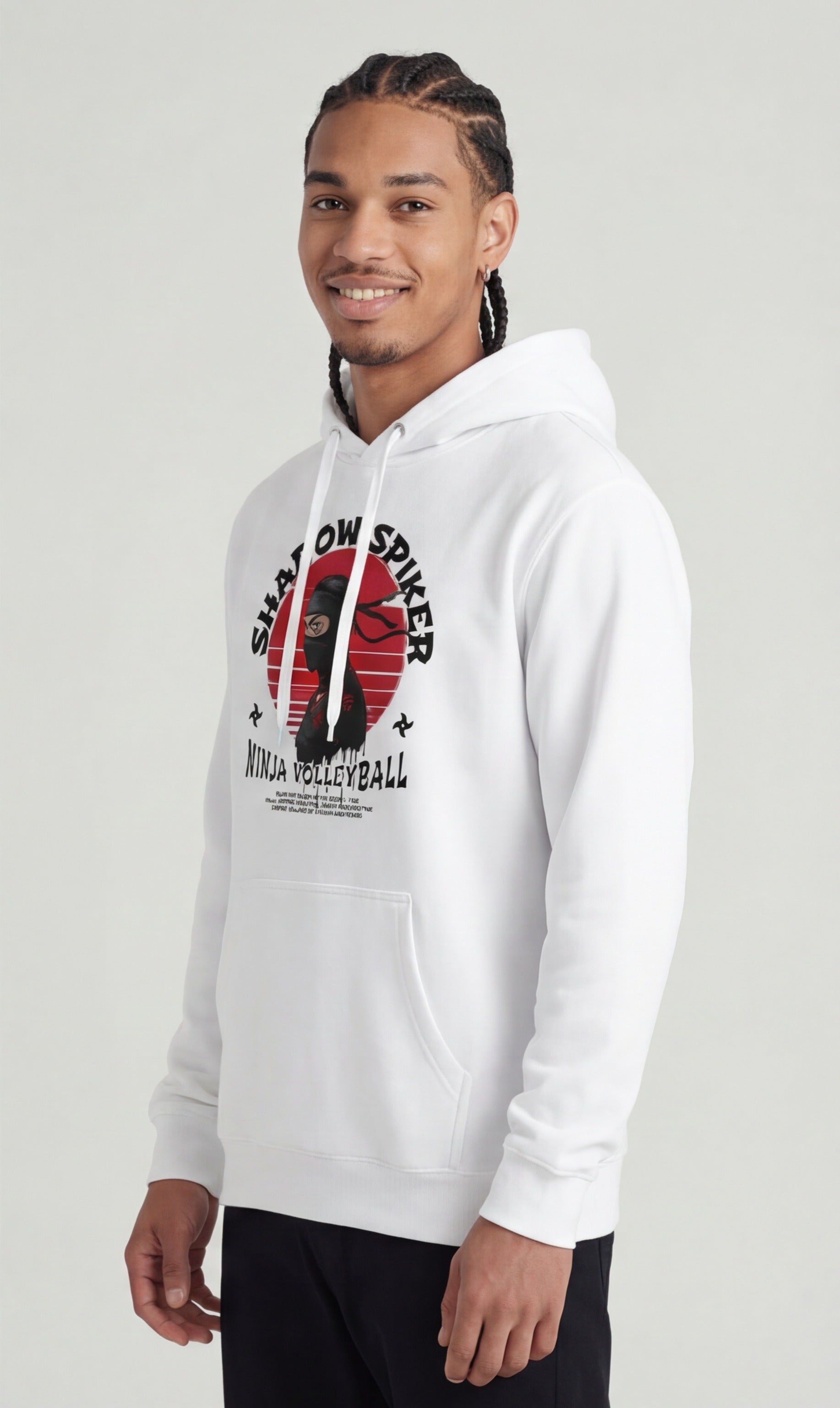 Shadow Spiker — Ninja Volleyball Hoodie
