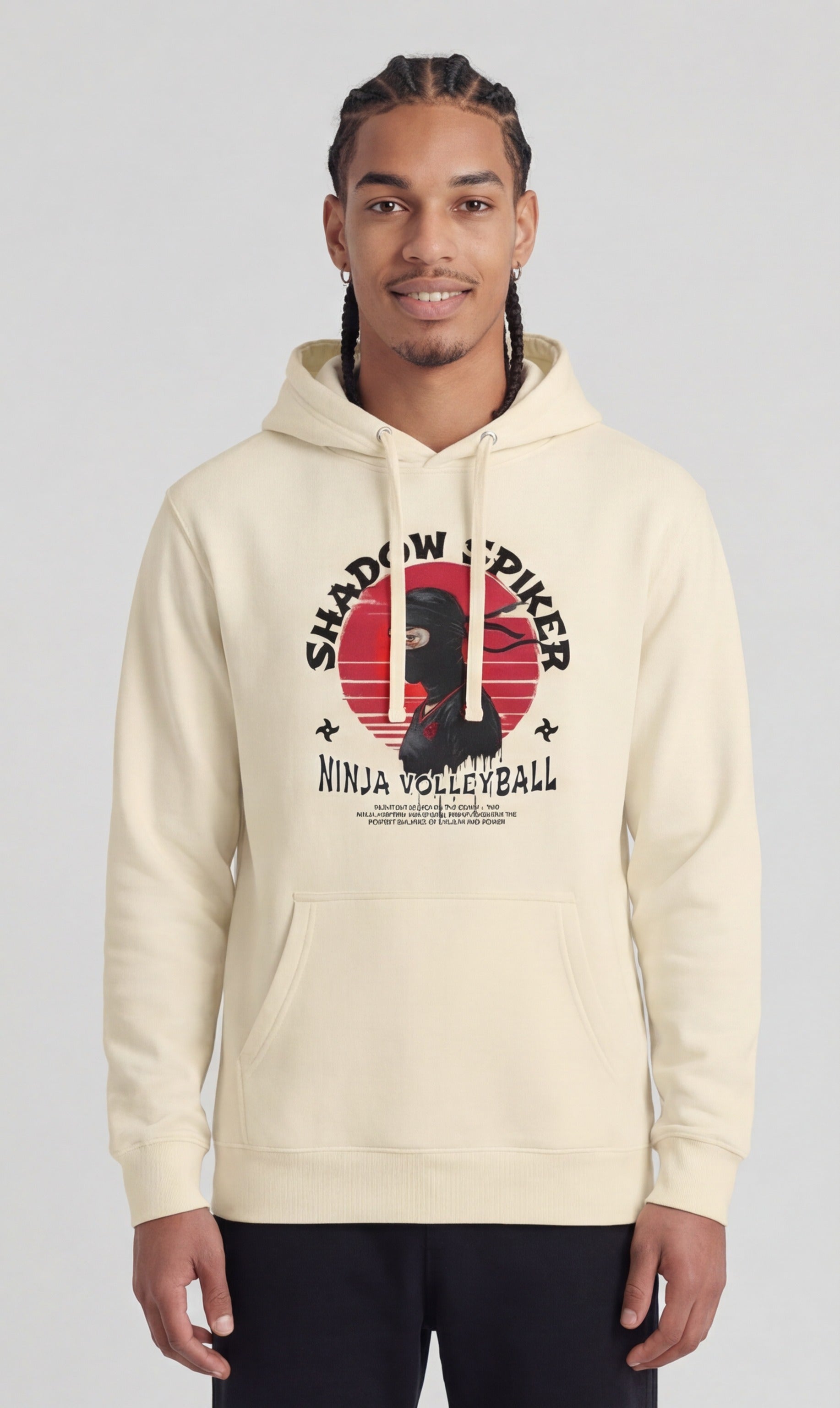 Shadow Spiker — Ninja Volleyball Hoodie