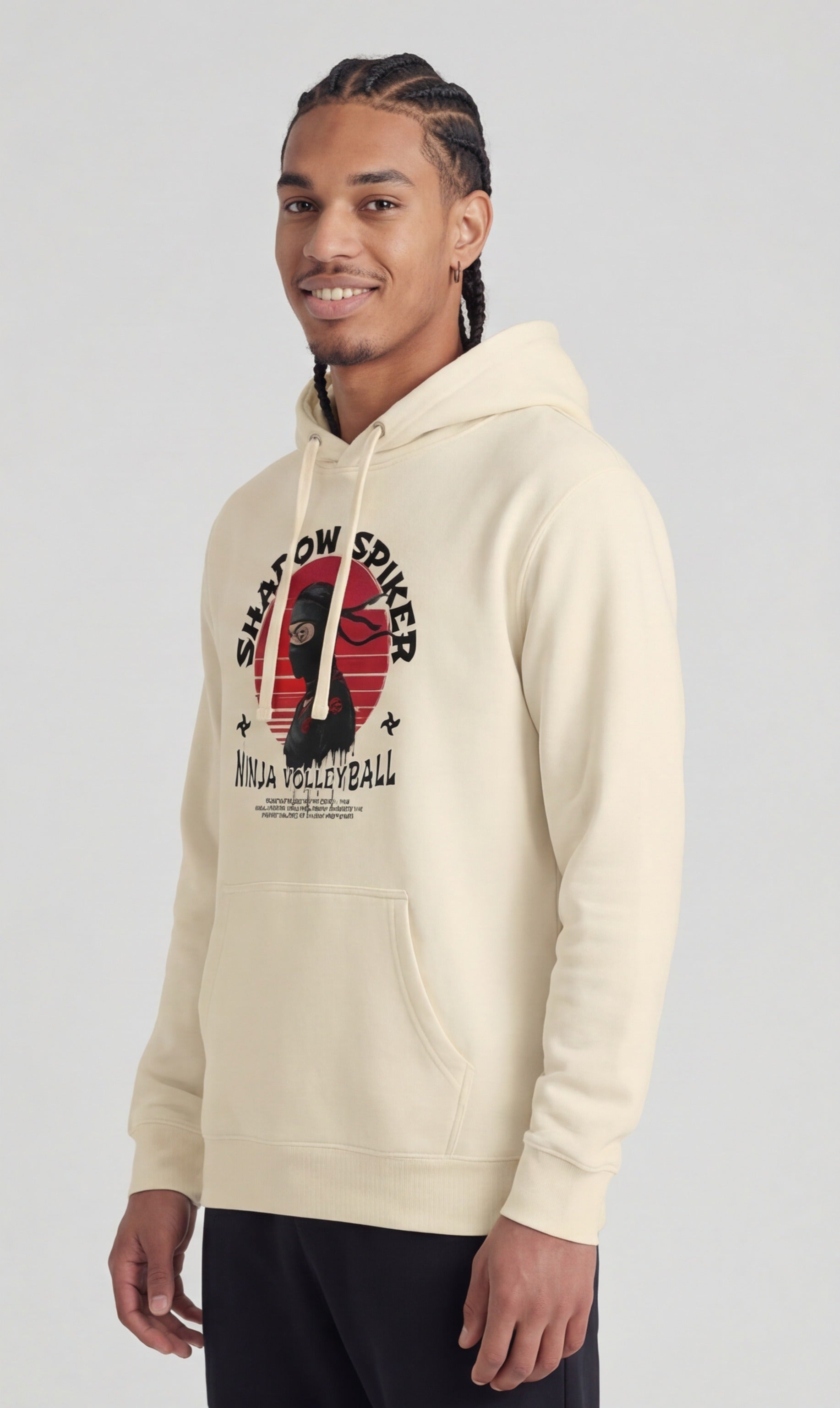 Shadow Spiker — Ninja Volleyball Hoodie