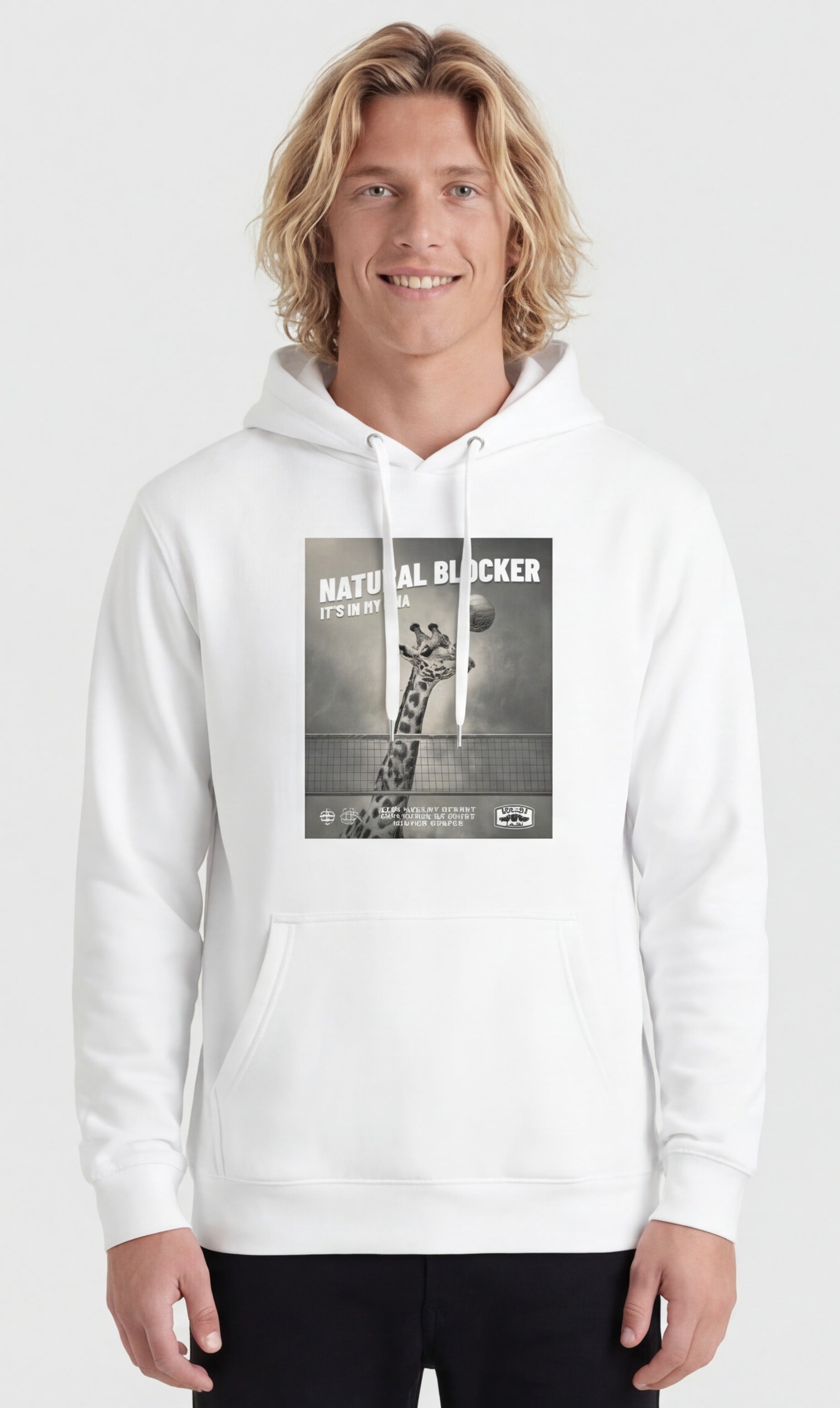 Natural Blocker Hoodie