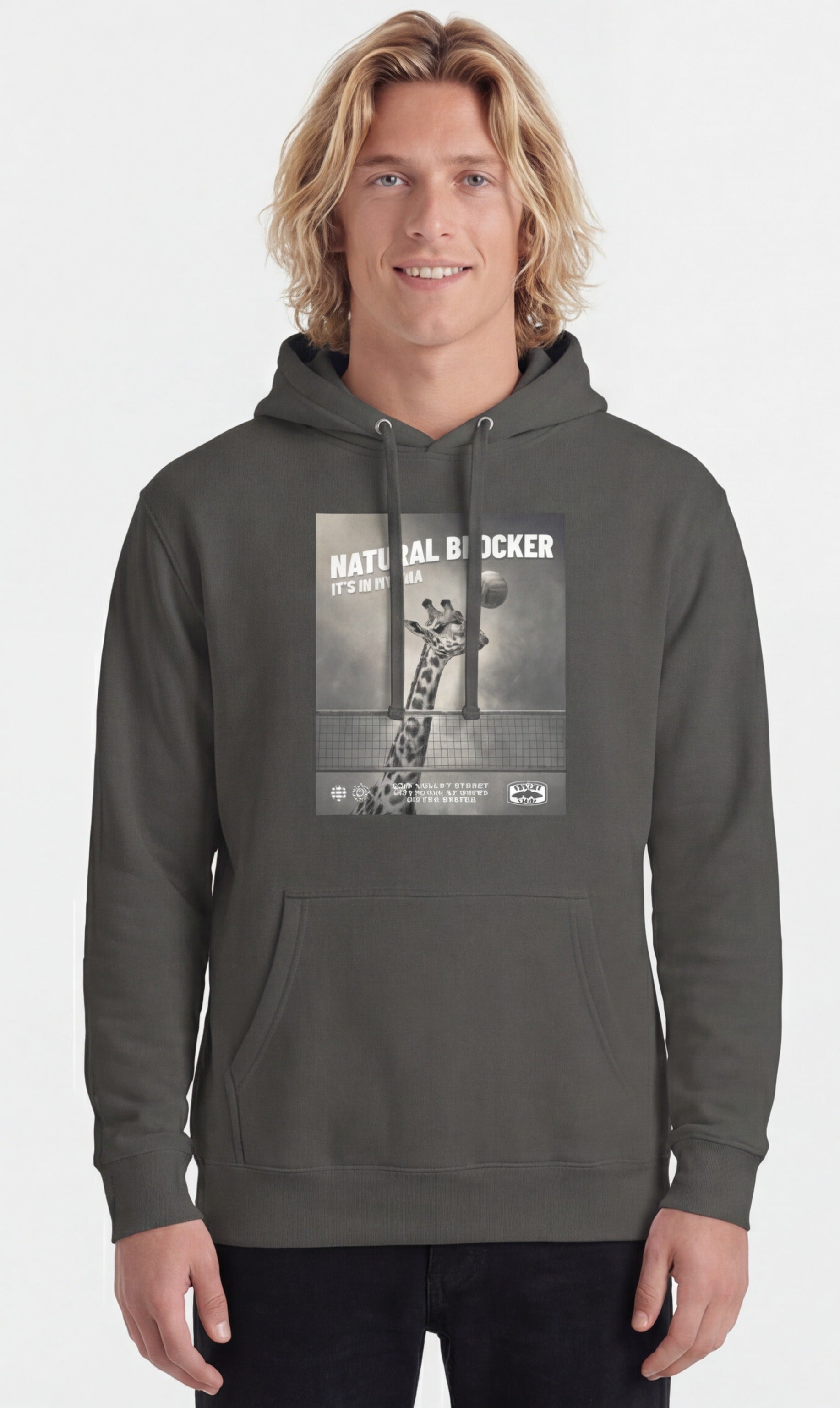 Natural Blocker Hoodie