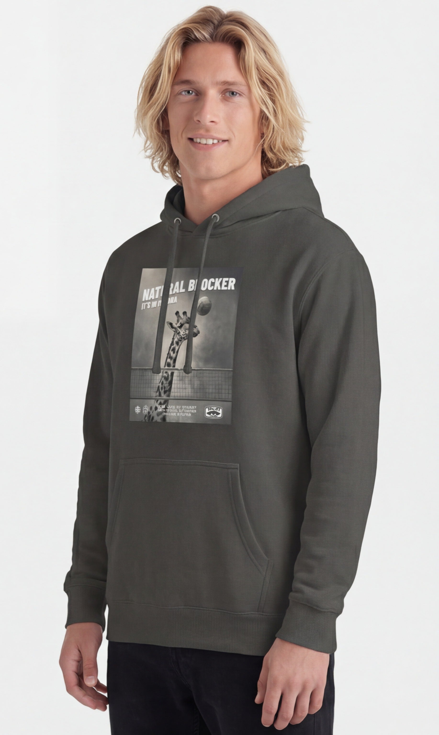 Natural Blocker Hoodie