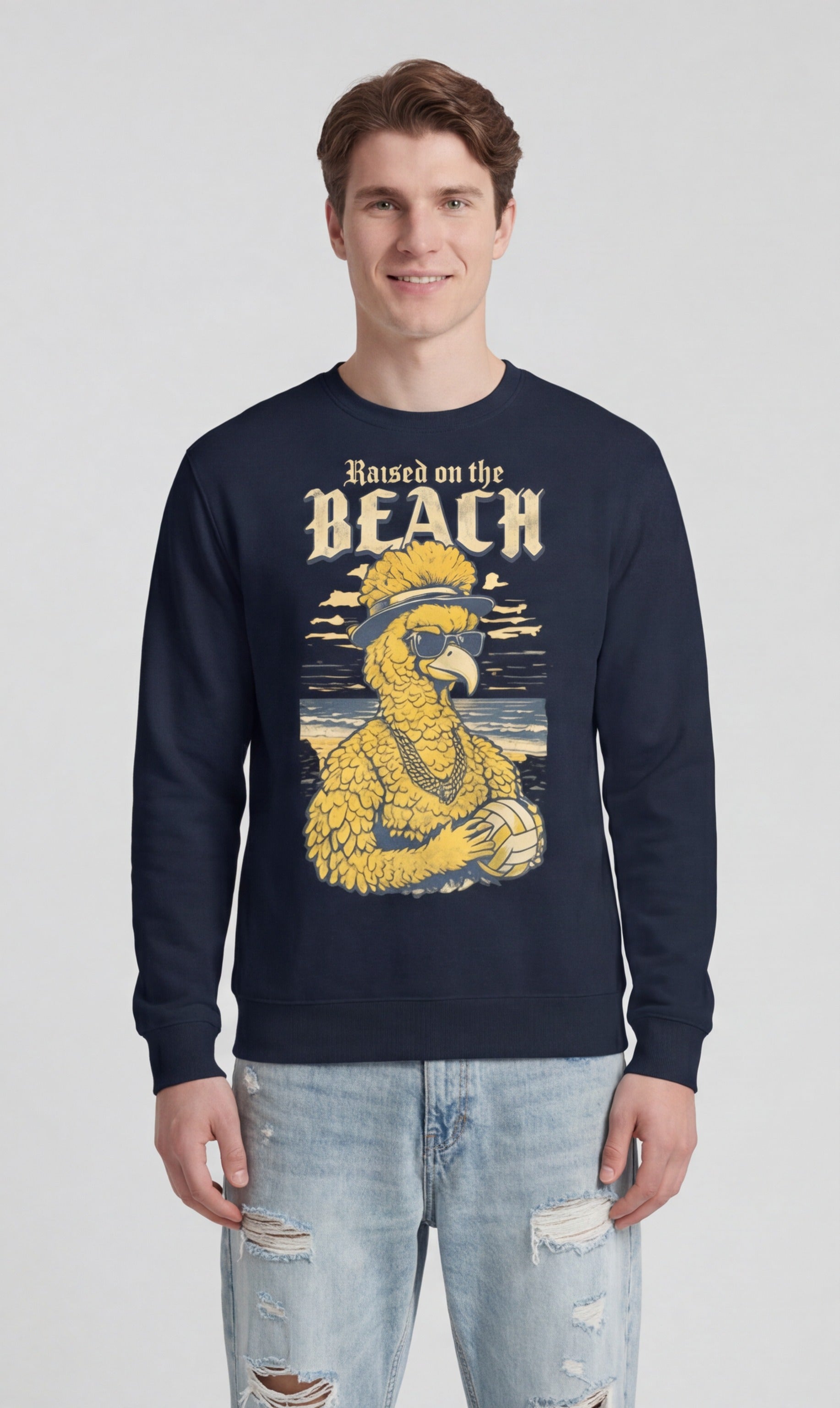 Gangsta Bird Beach Volleyball Sweatshirt
