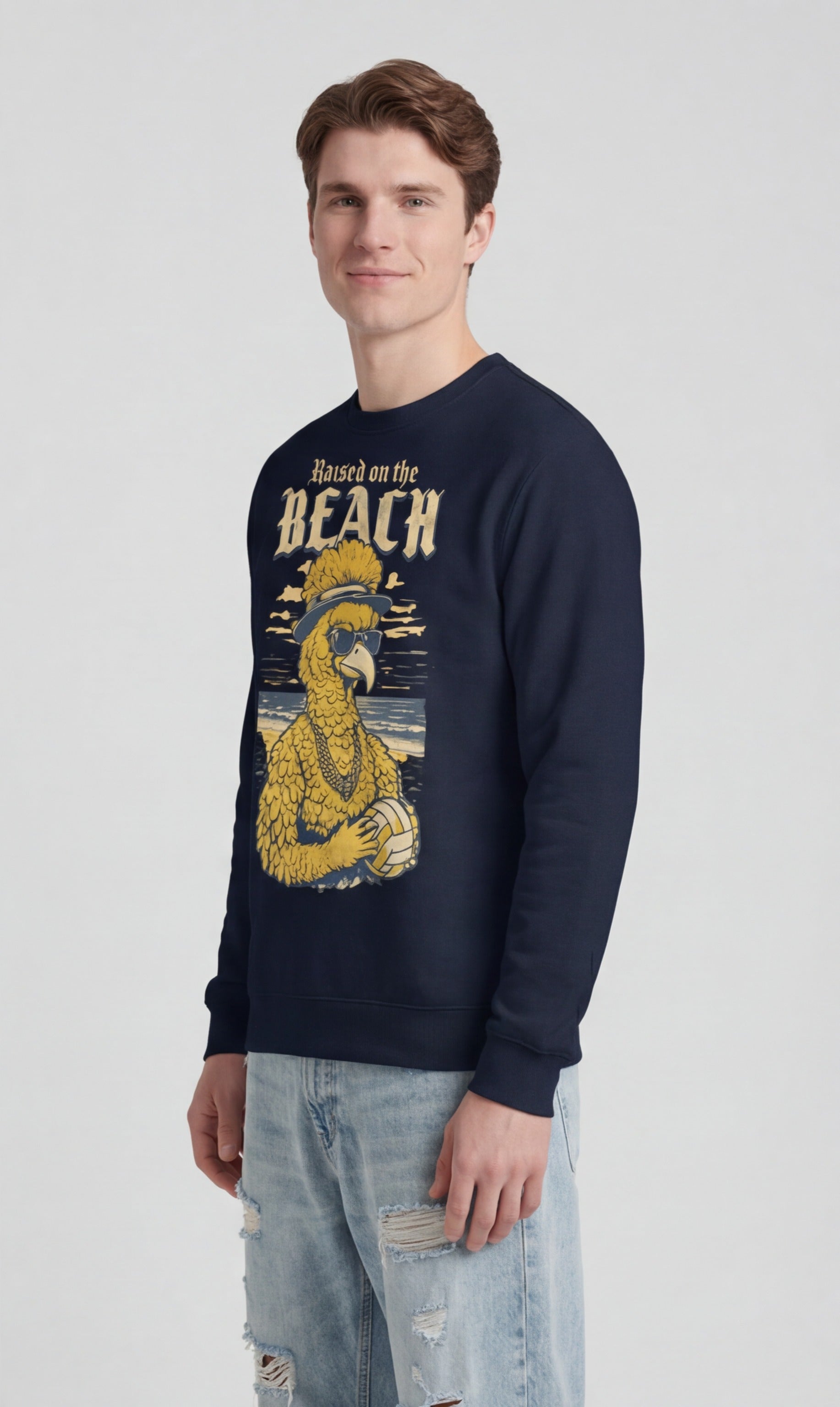 Gangsta Bird Beach Volleyball Sweatshirt
