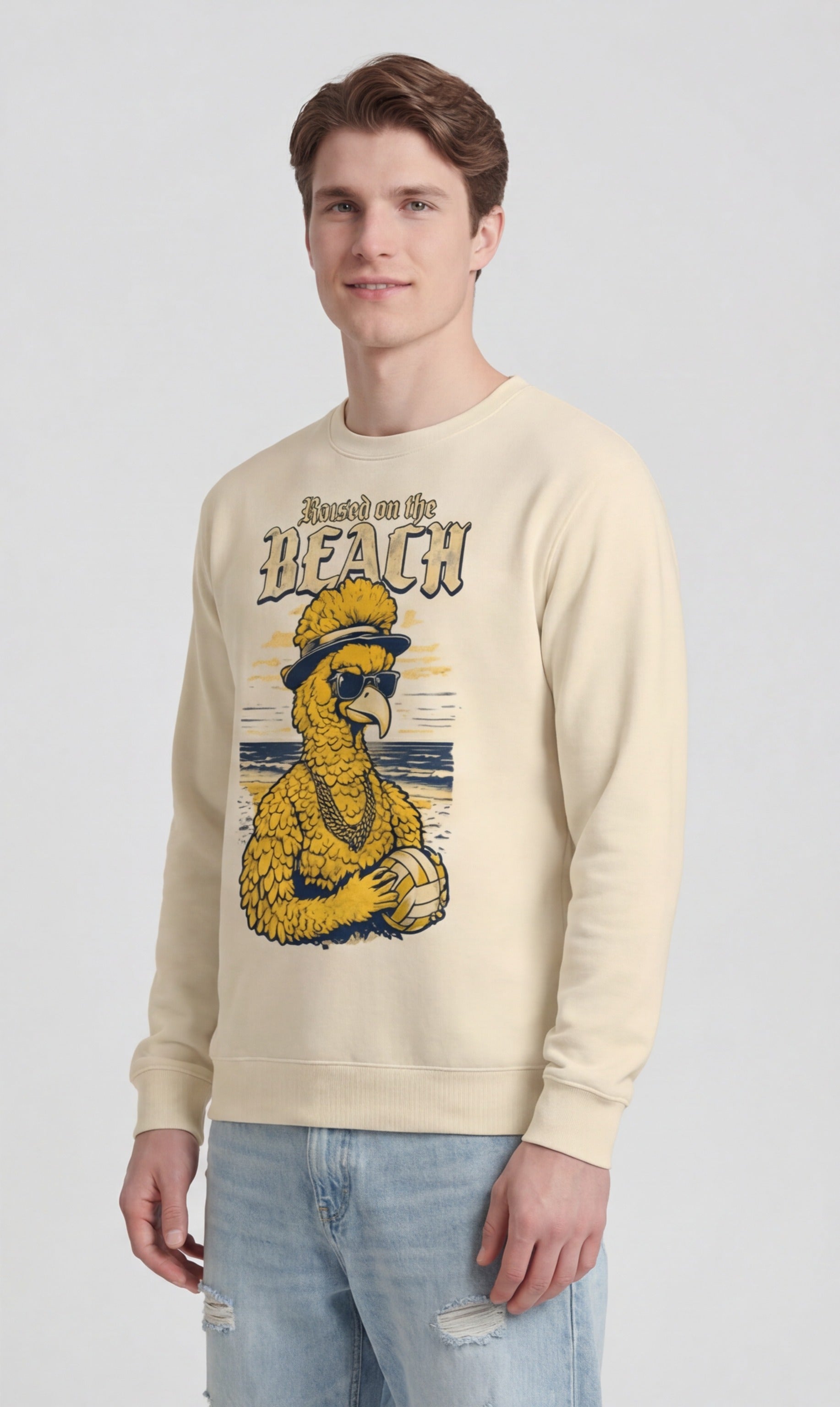 Gangsta Bird Beach Volleyball Sweatshirt