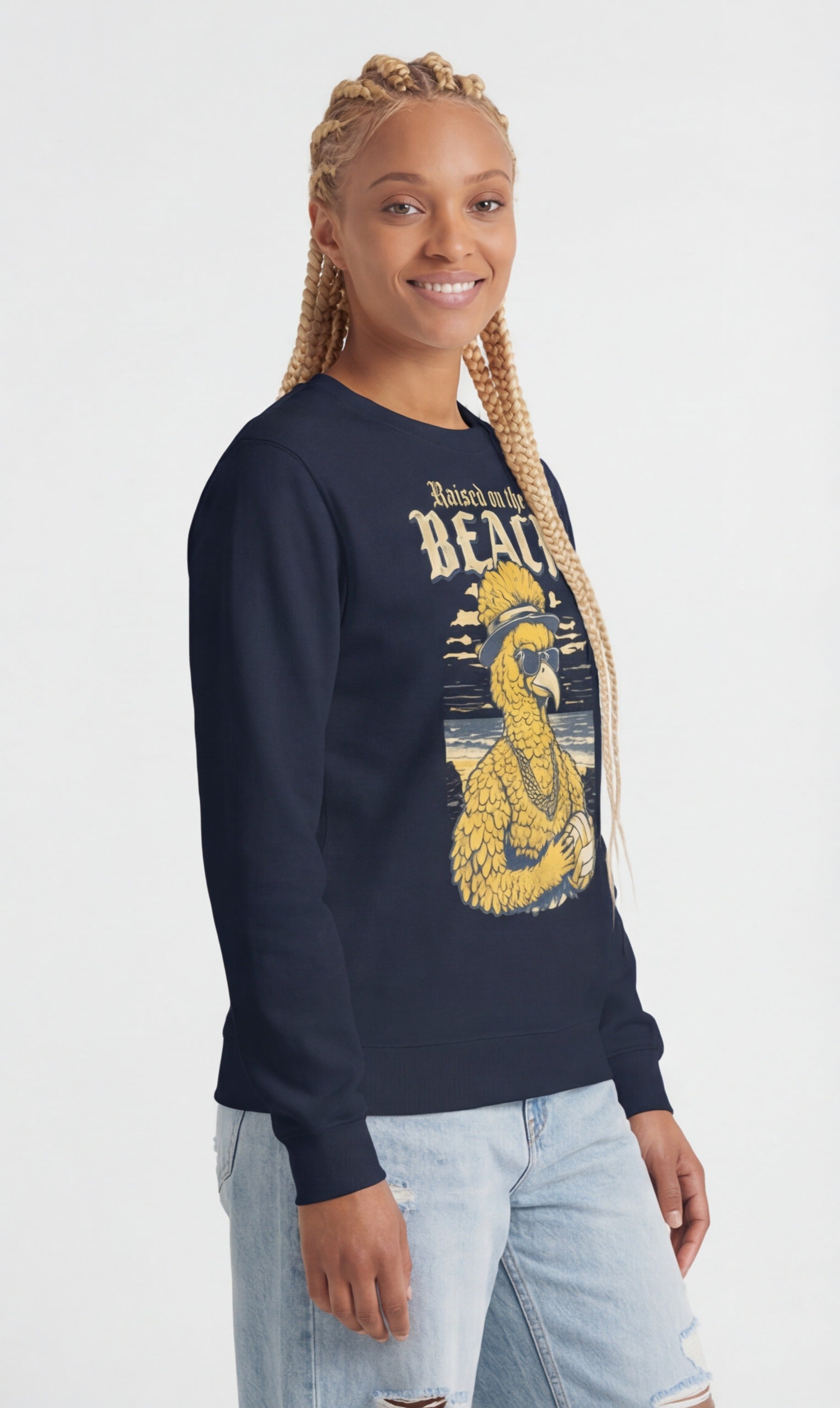 Gangsta Bird Beach Volleyball Sweatshirt