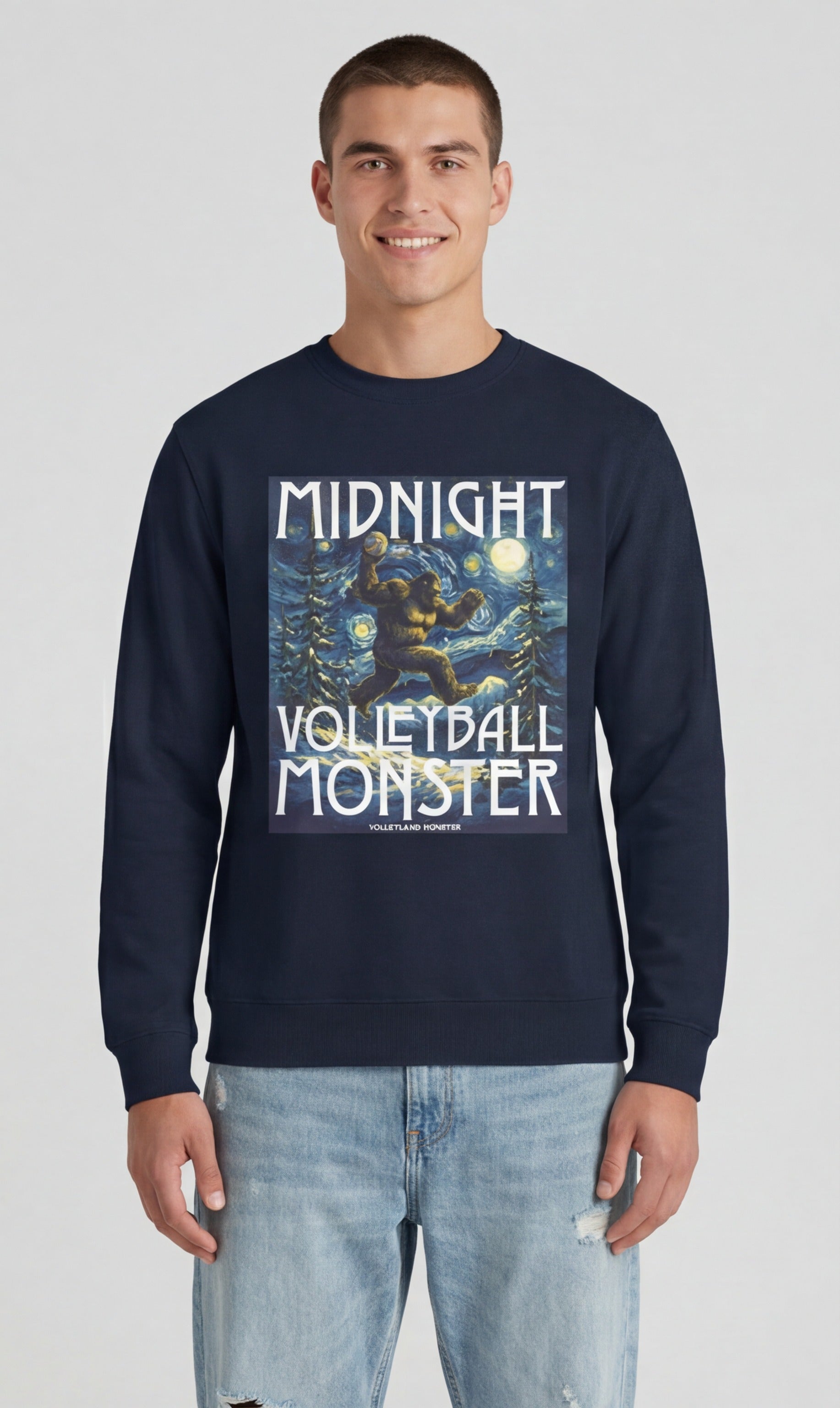 Midnight Volleyball Monster Sweatshirt