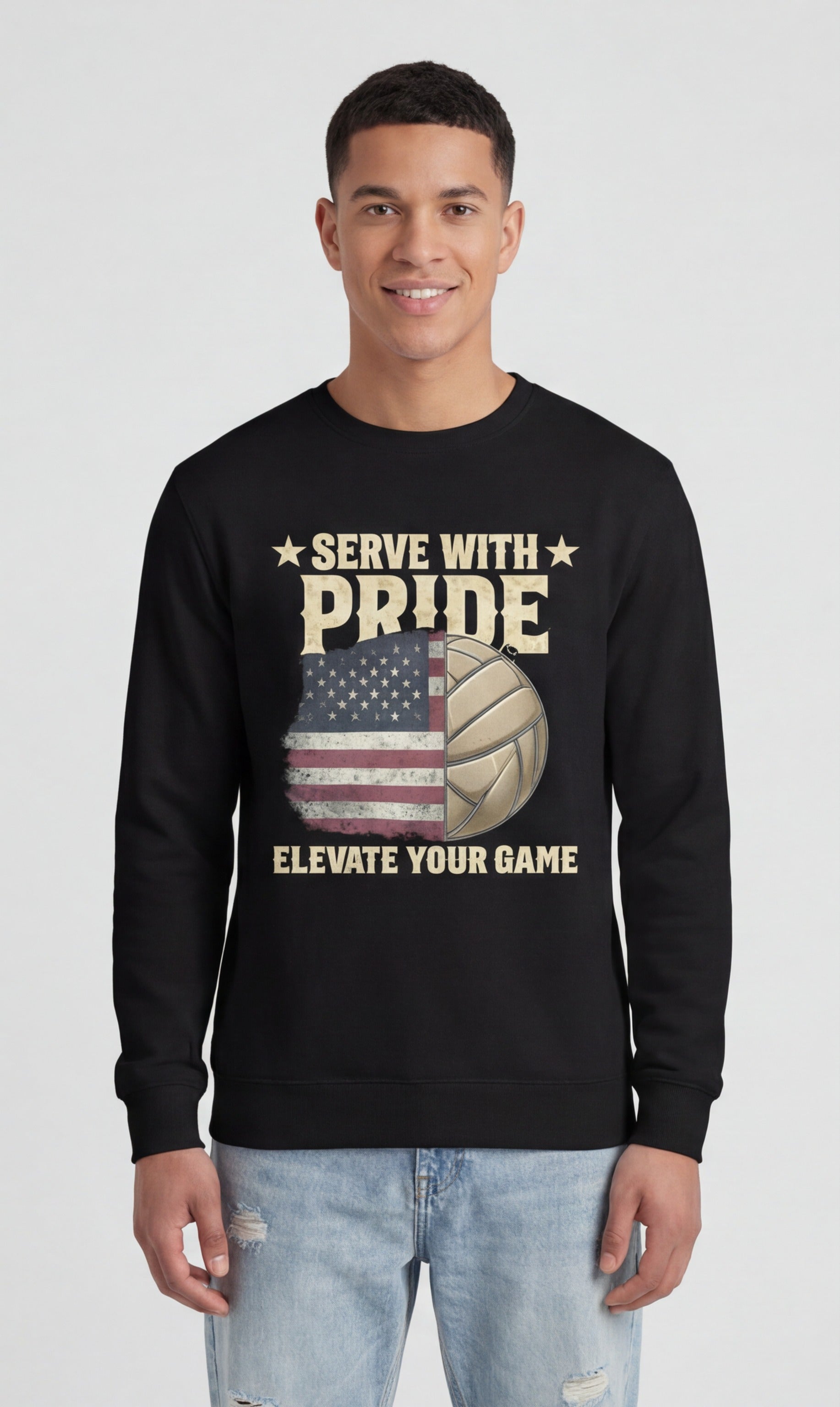 Serve With Pride — USA Sweatshirt
