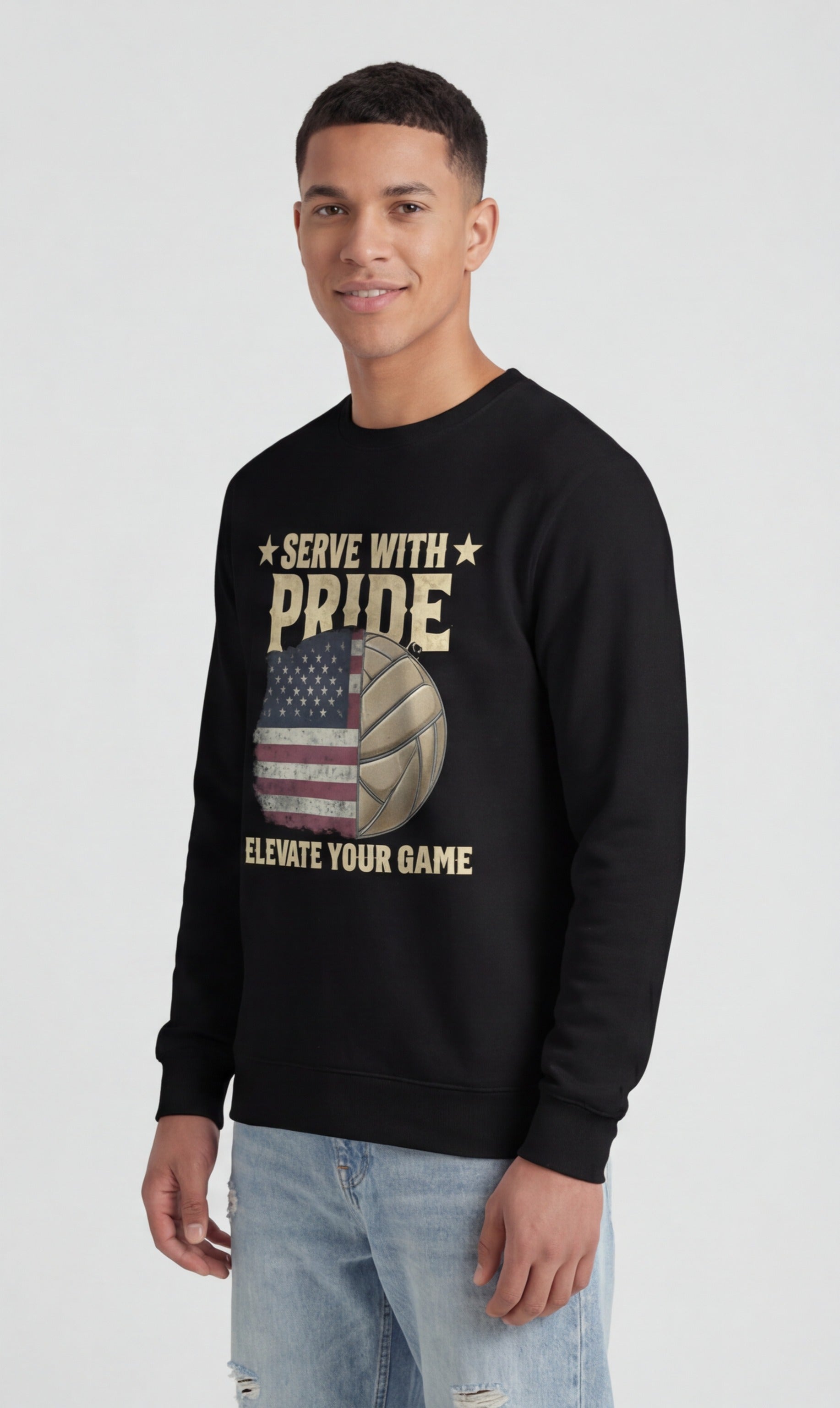 Serve With Pride — USA Sweatshirt