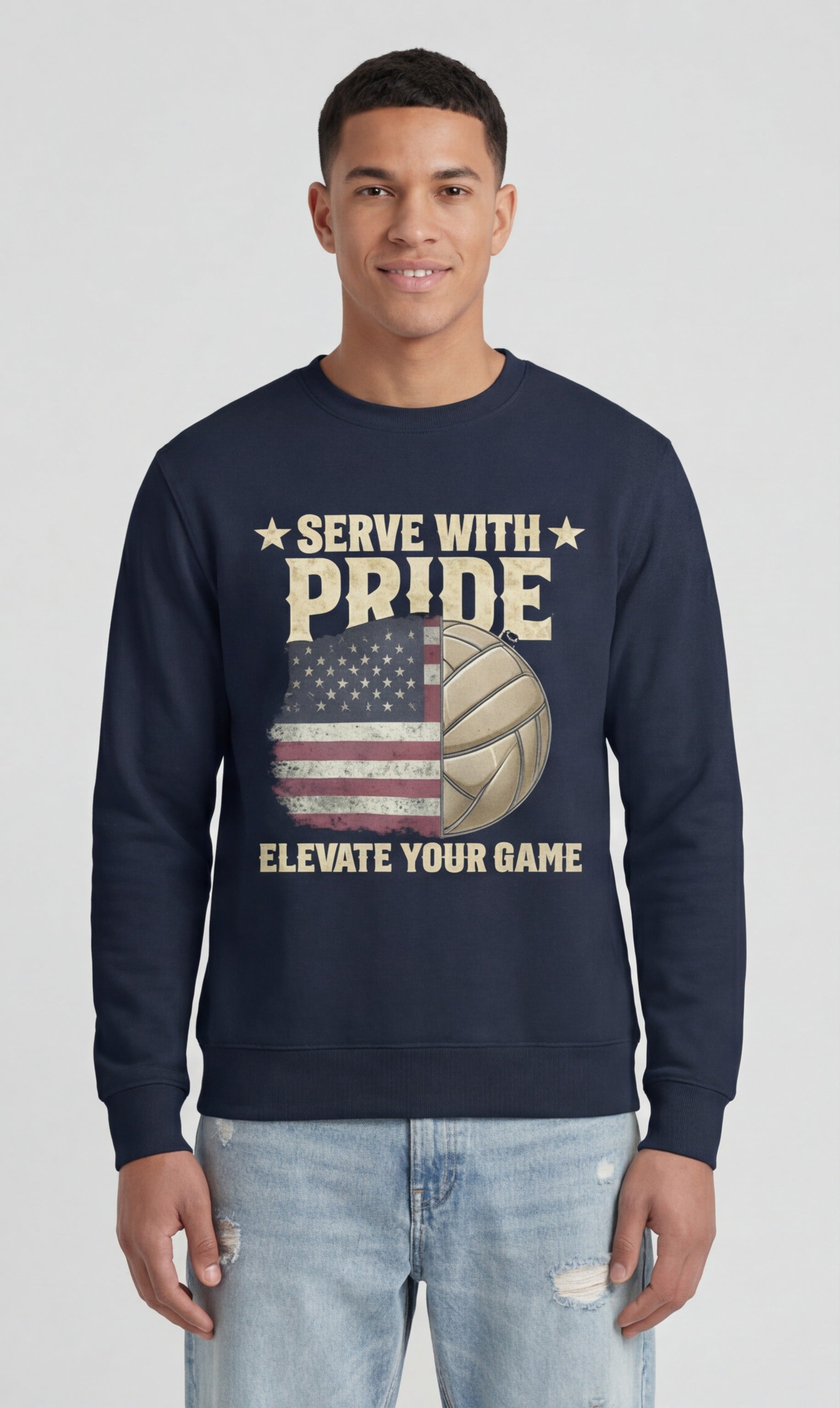 Serve With Pride — USA Sweatshirt
