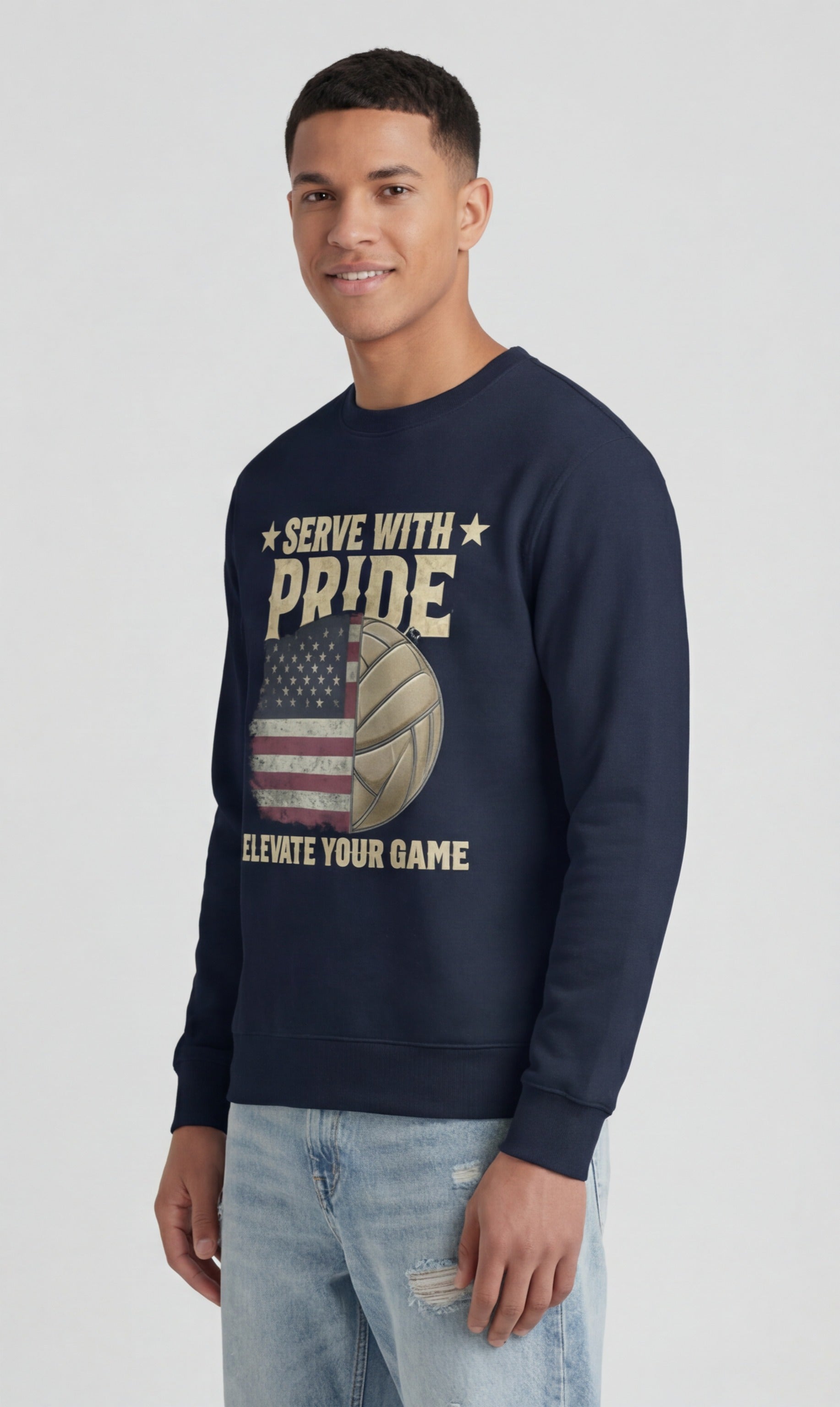 Serve With Pride — USA Sweatshirt