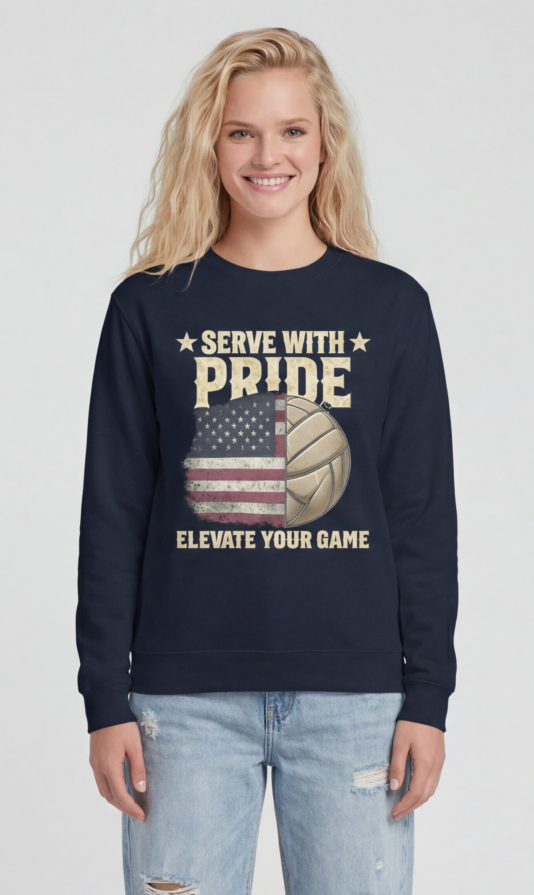 Serve With Pride — USA Sweatshirt