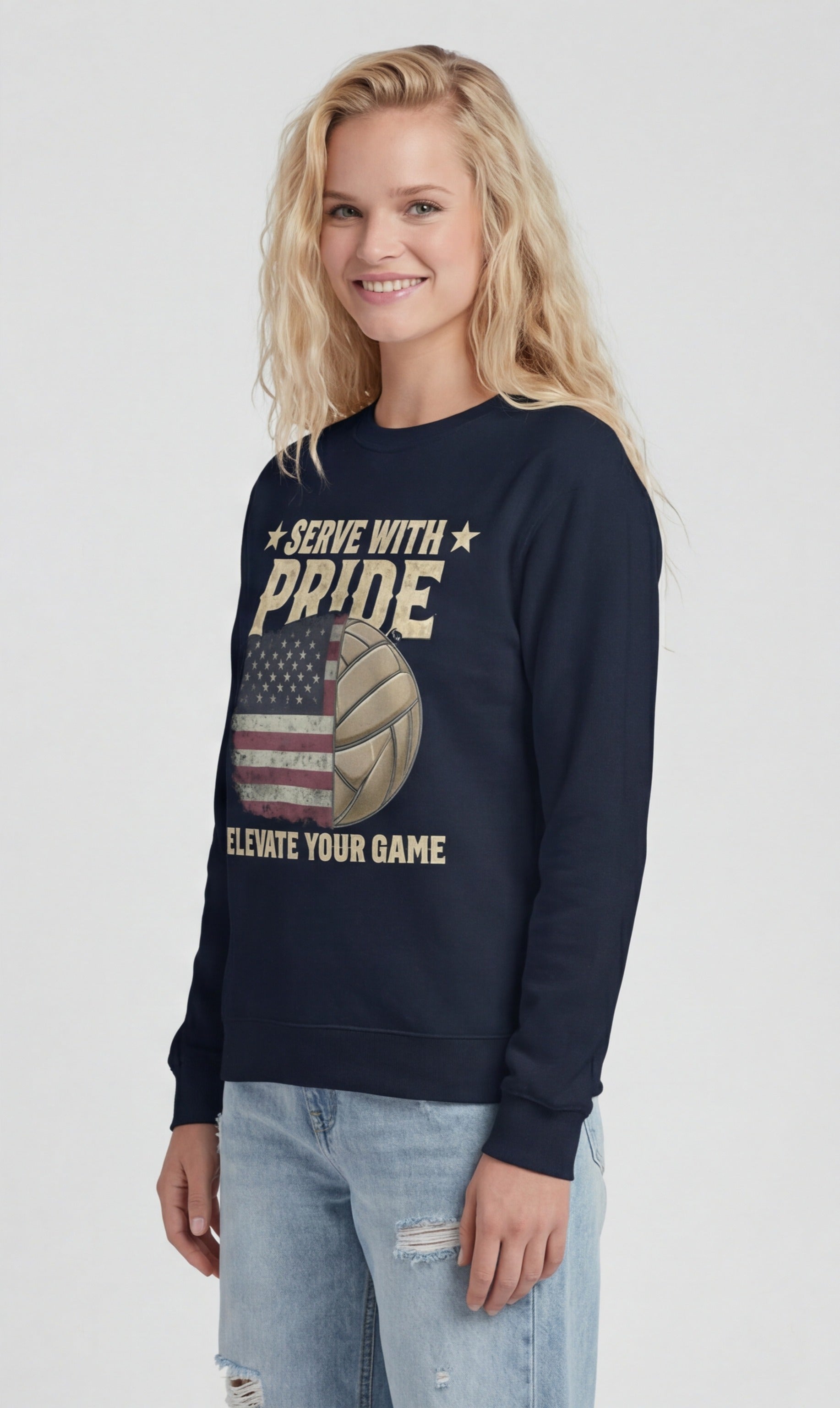 Serve With Pride — USA Sweatshirt