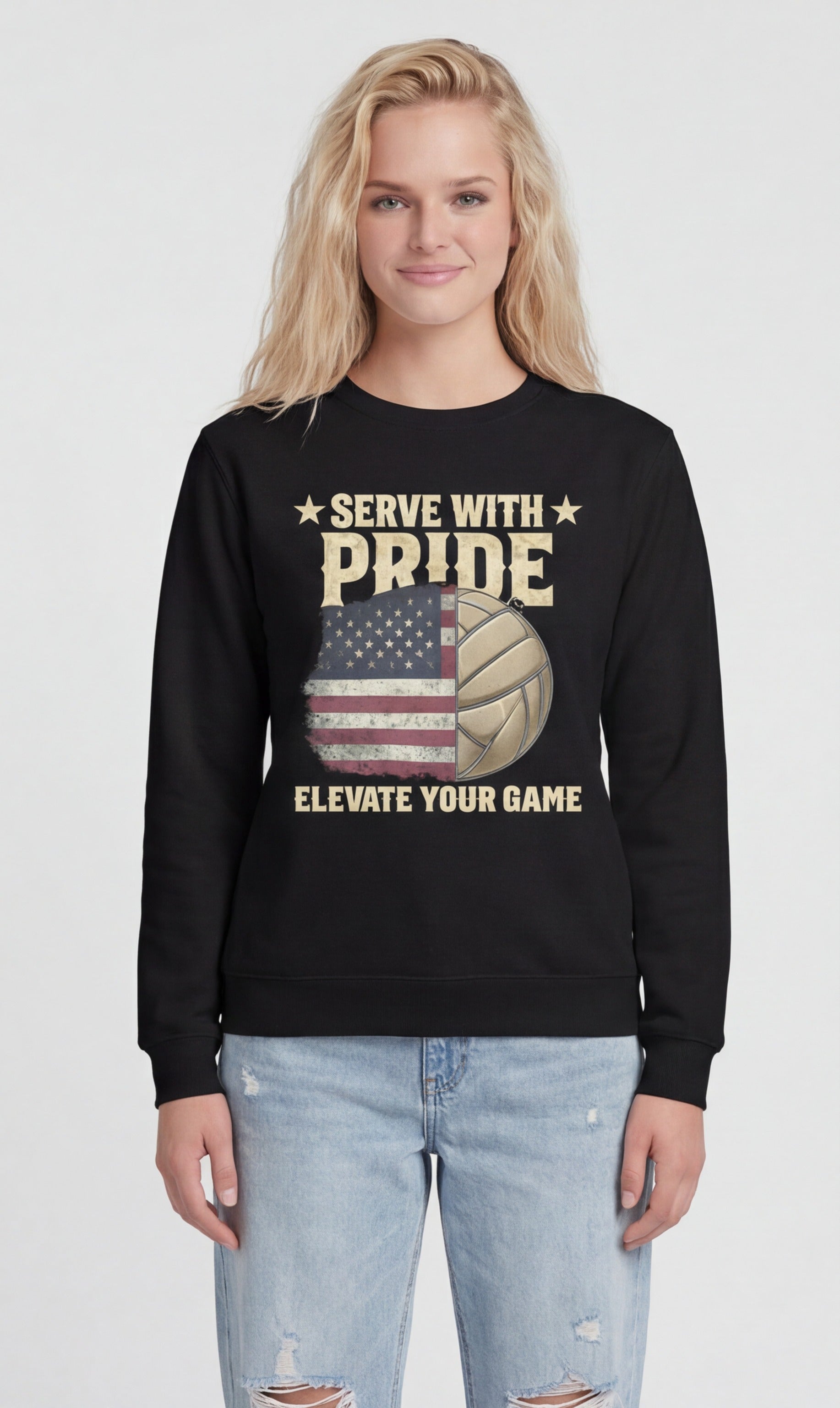 Serve With Pride — USA Sweatshirt