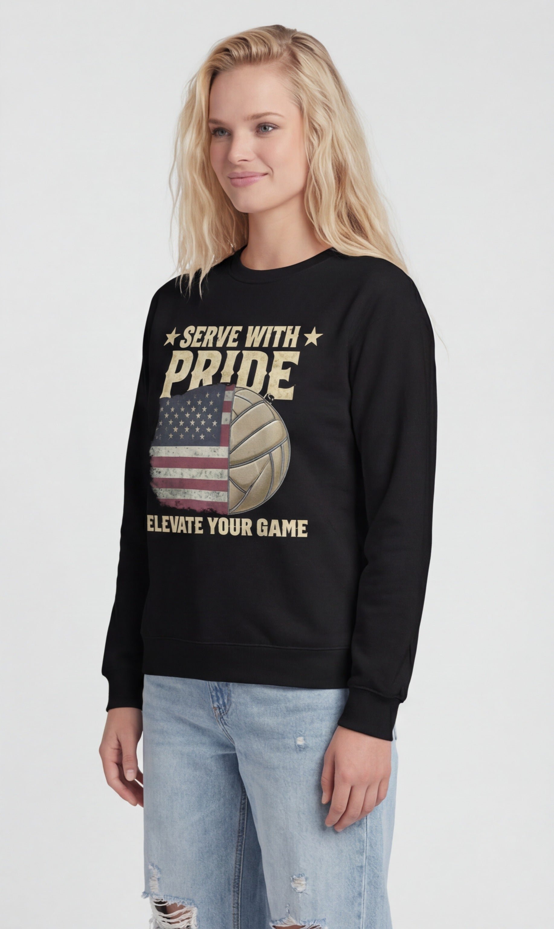Serve With Pride — USA Sweatshirt