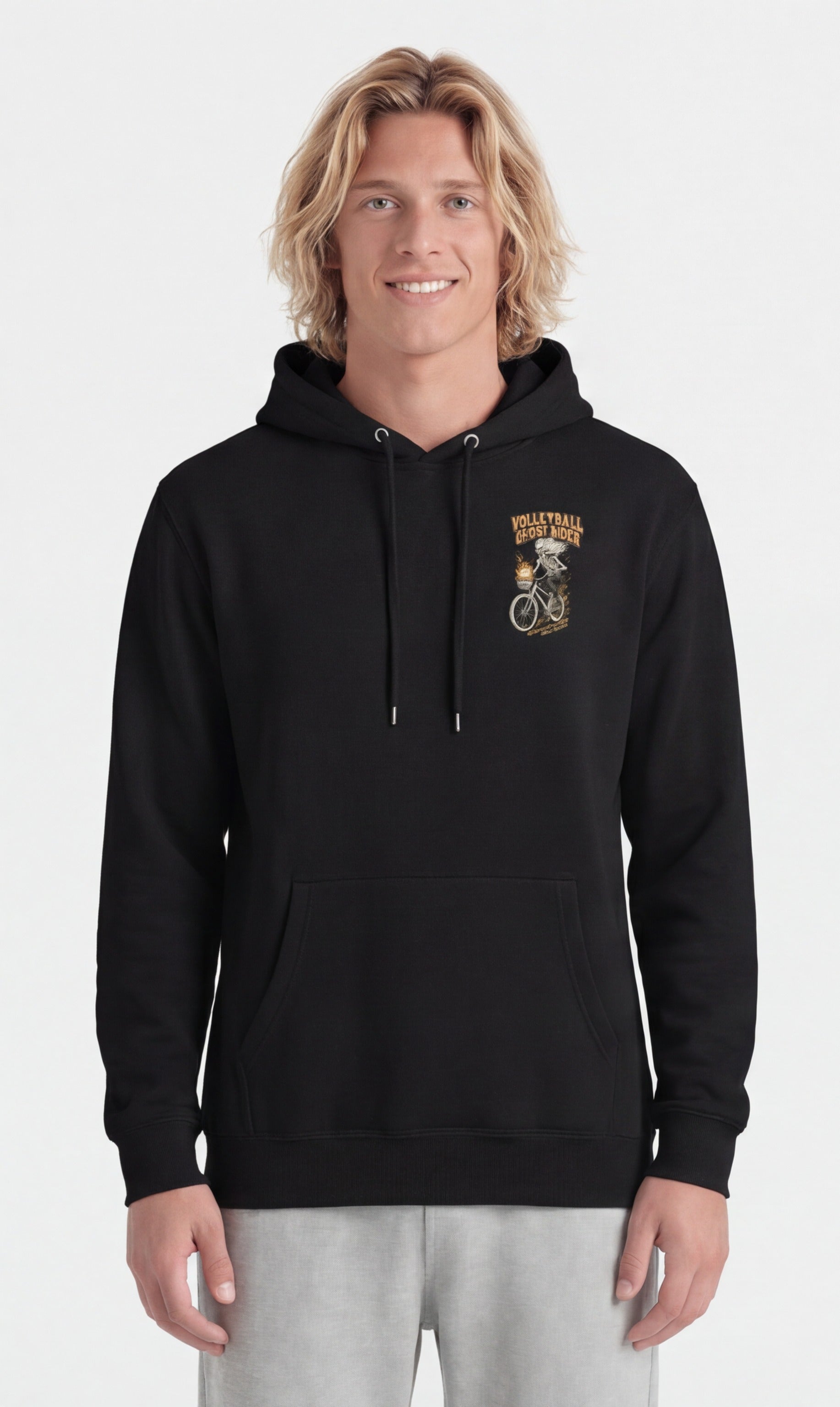 Volleyball Ghost Rider Hoodie