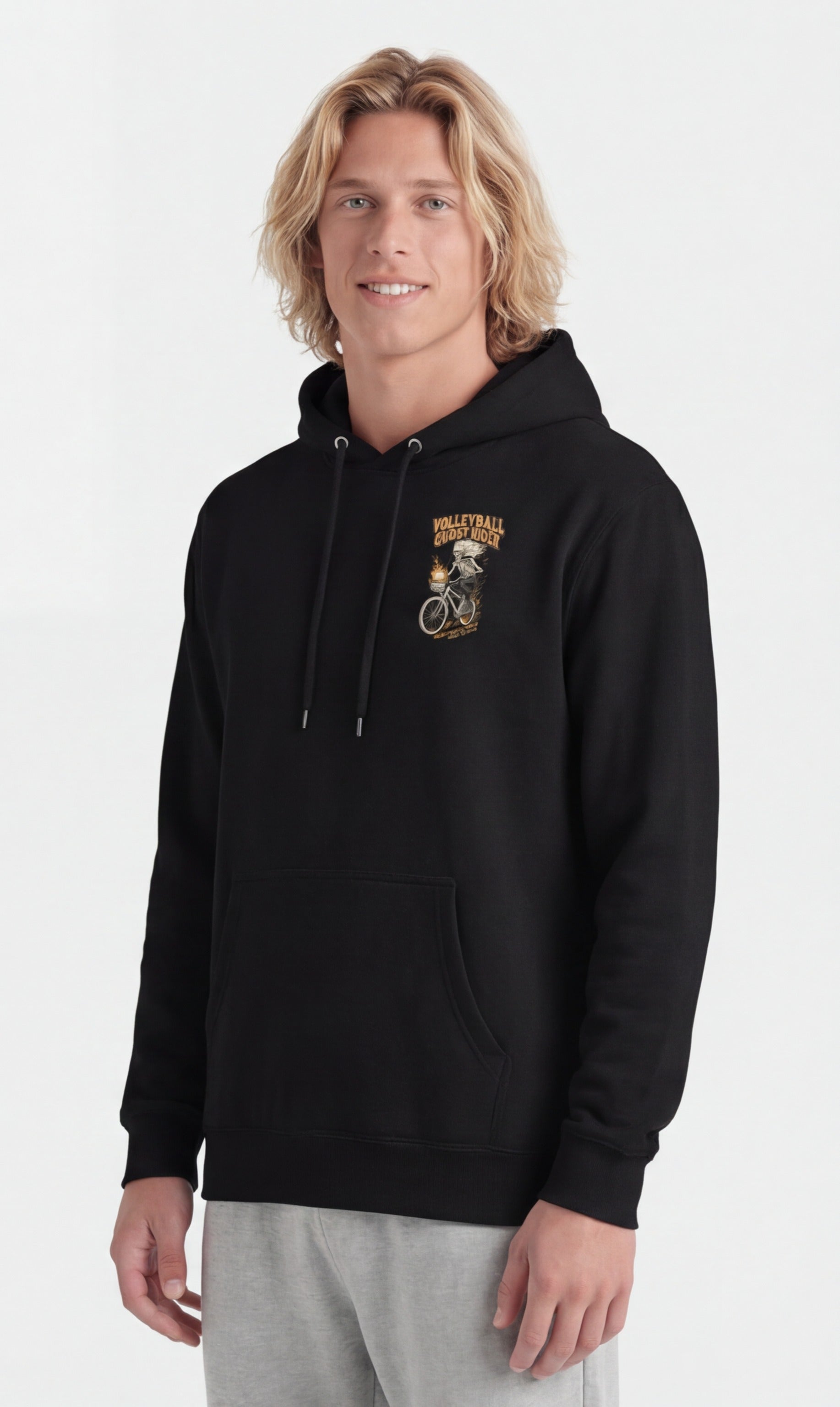 Volleyball Ghost Rider Hoodie