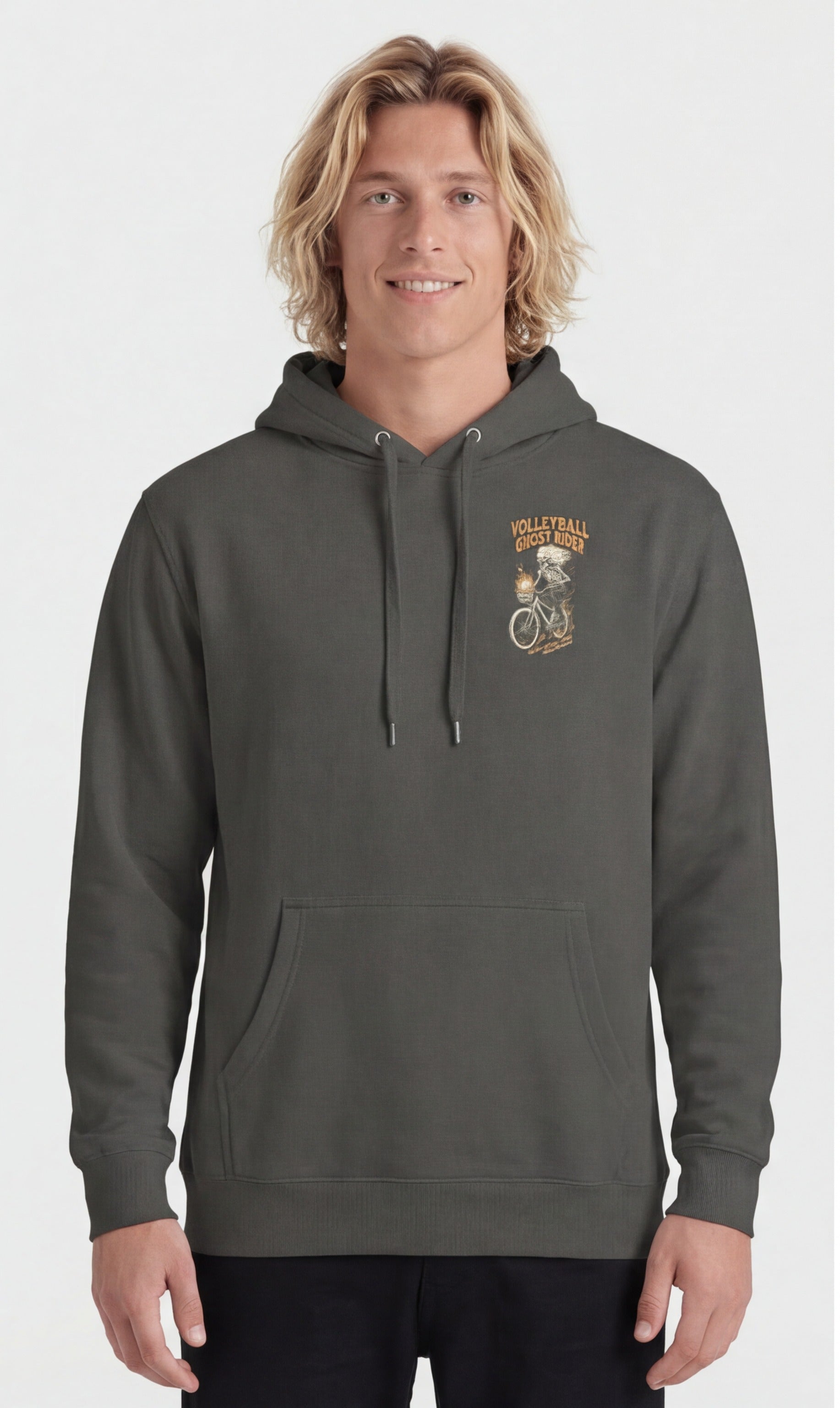 Volleyball Ghost Rider Hoodie