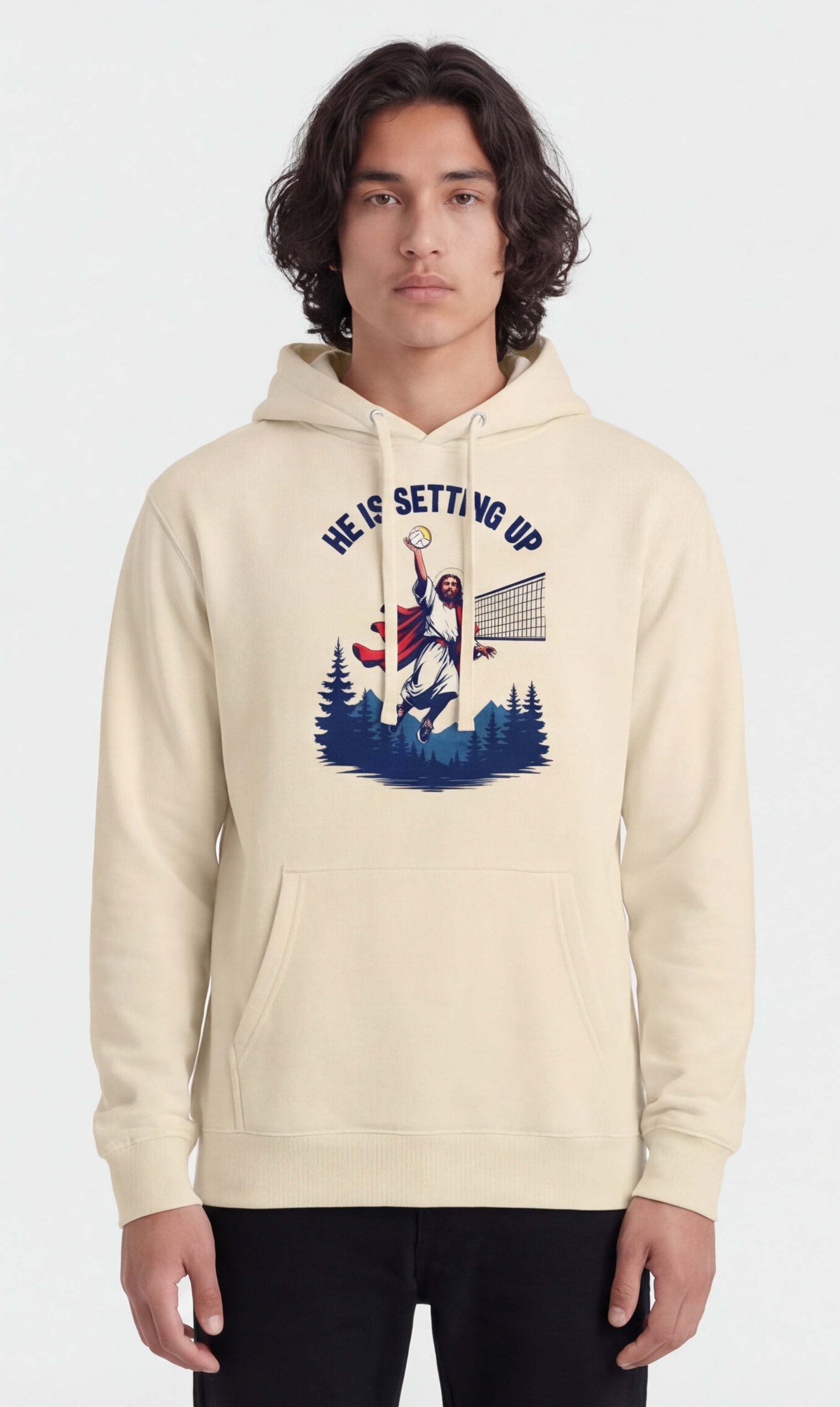 Jesus Volleyball Hoodie