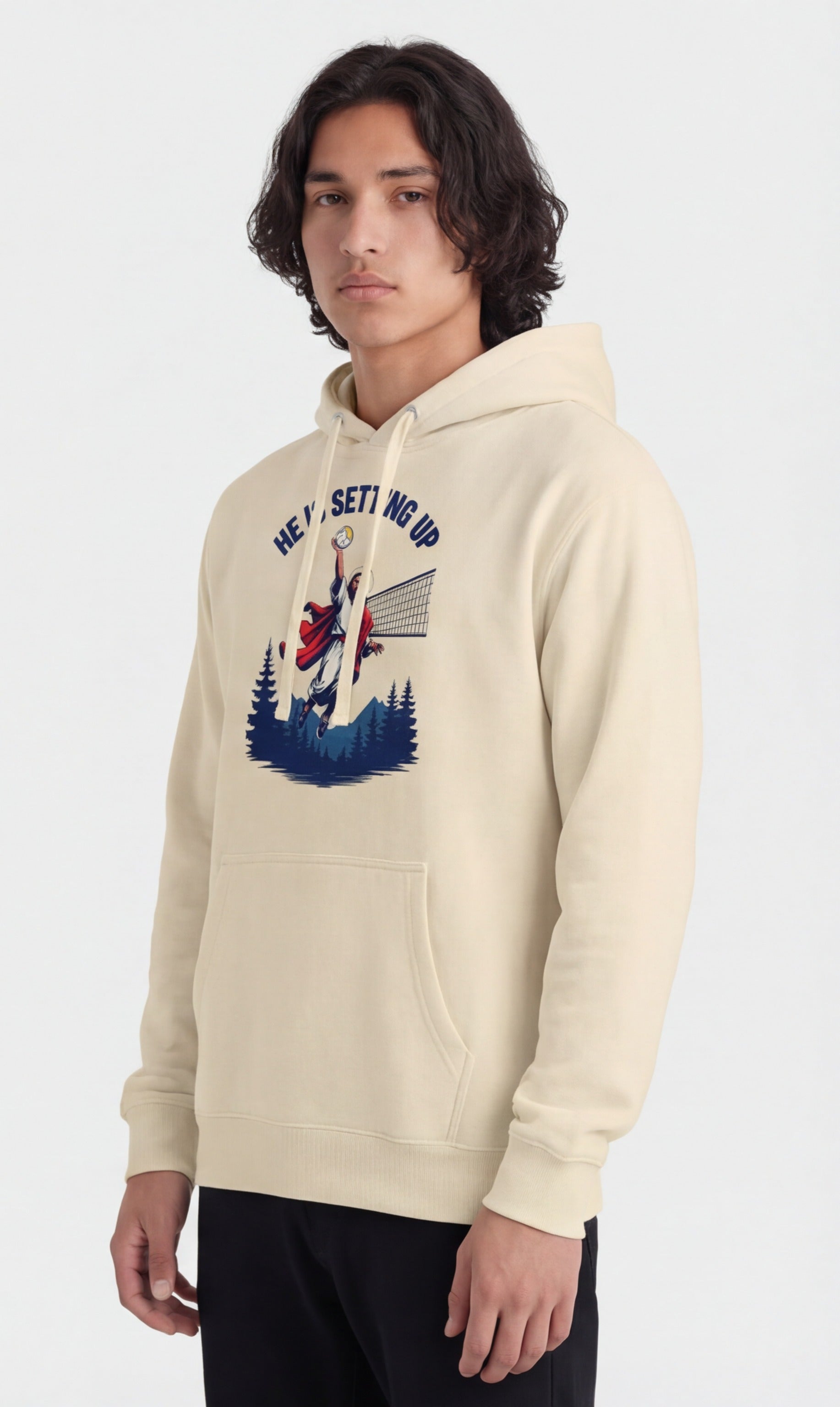 Jesus Volleyball Hoodie