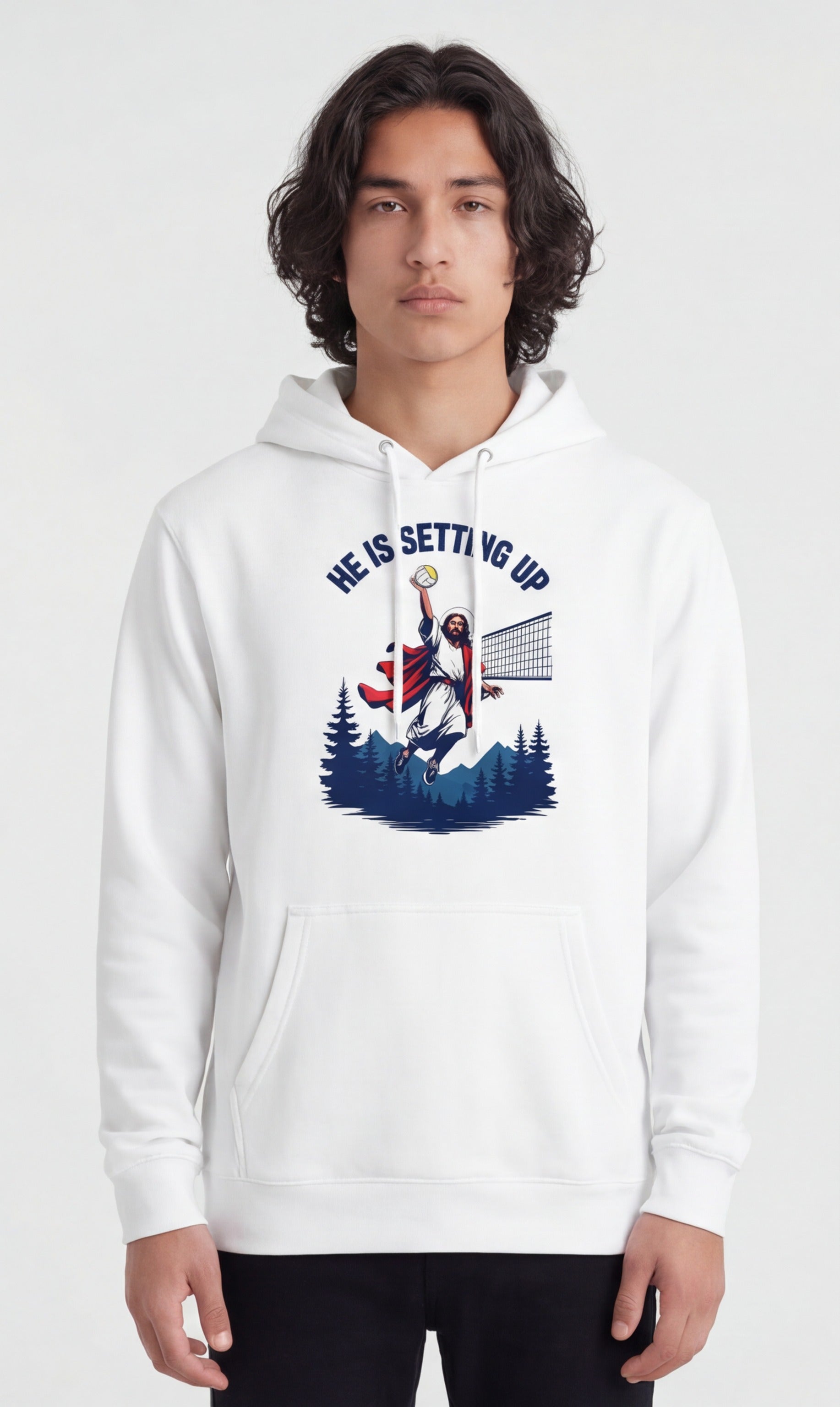 Jesus Volleyball Hoodie