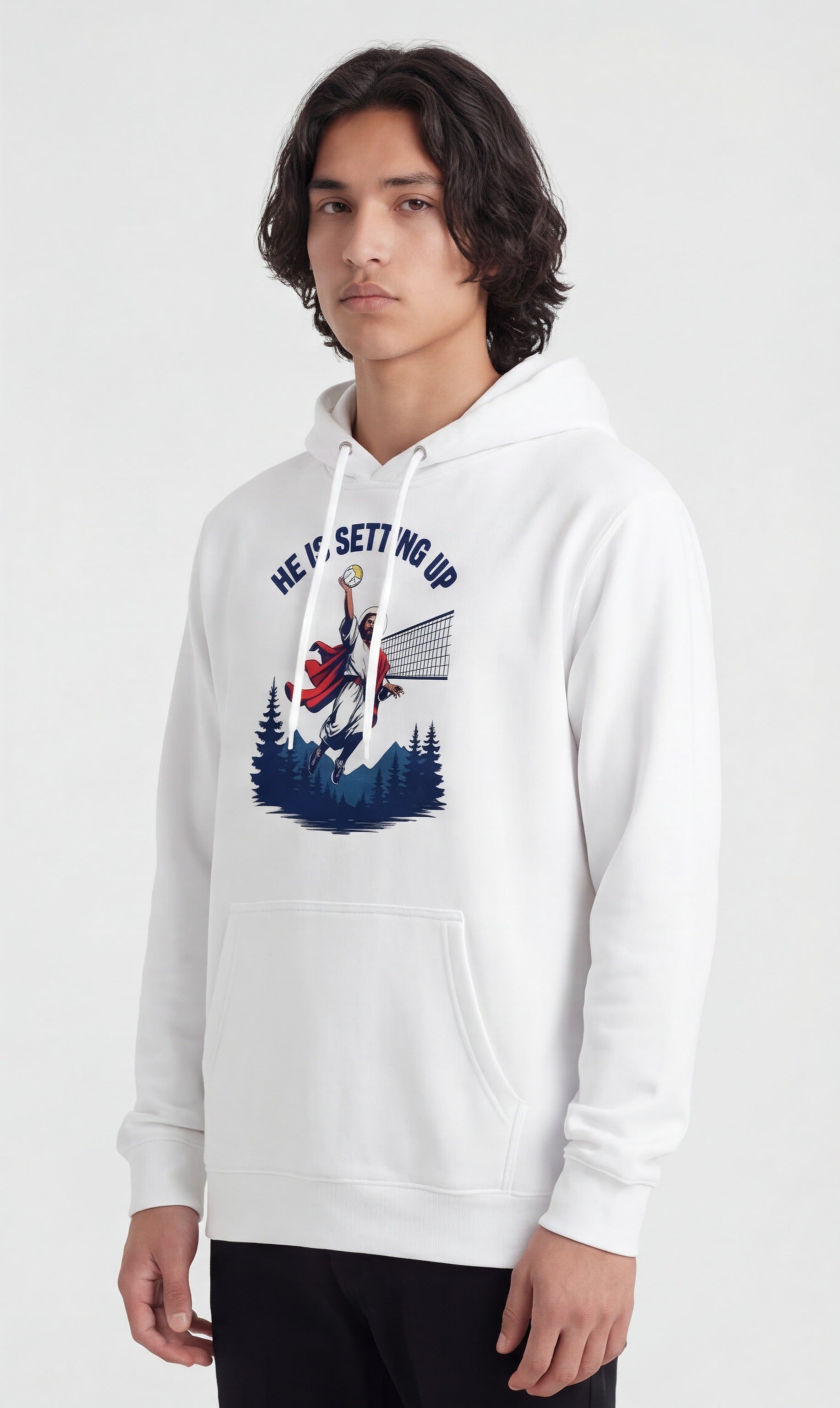 Jesus Volleyball Hoodie