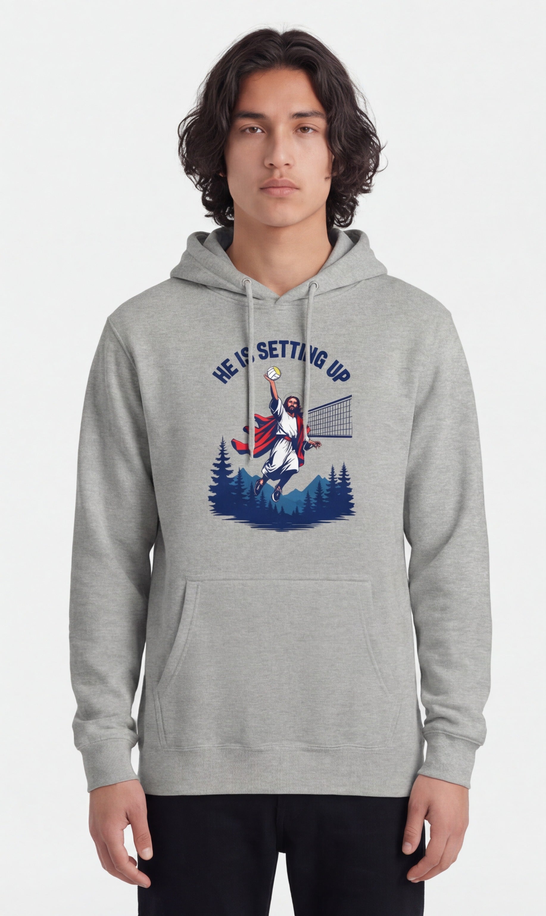 Jesus Volleyball Hoodie