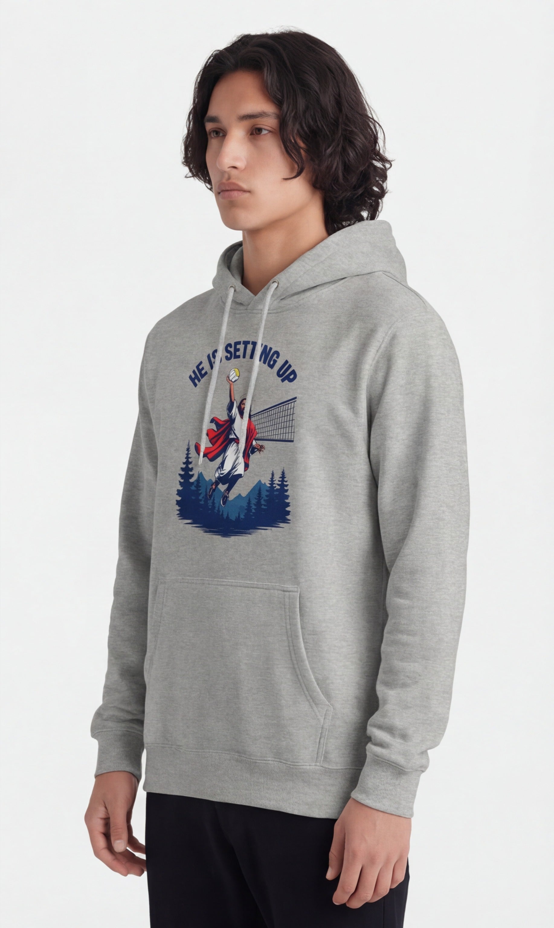 Jesus Volleyball Hoodie