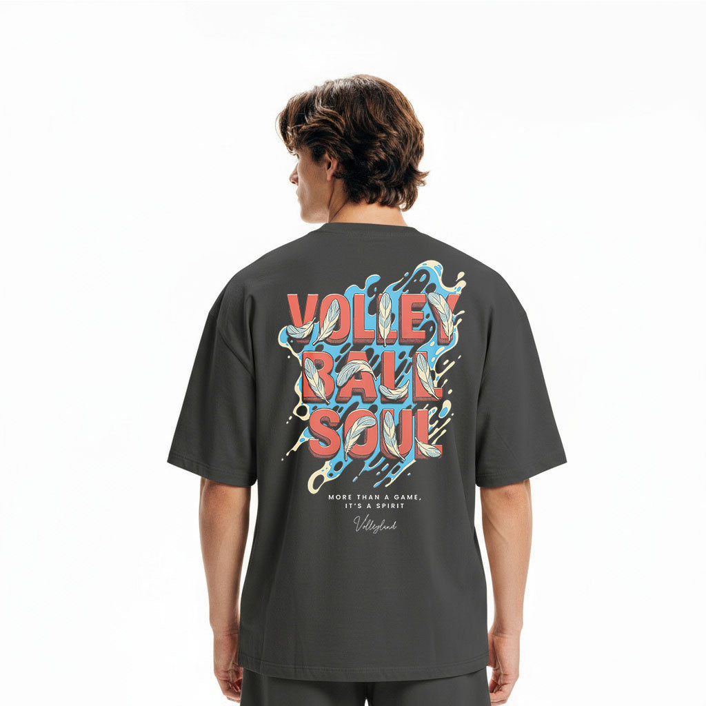 Volley soul Oversized faded t-shirt