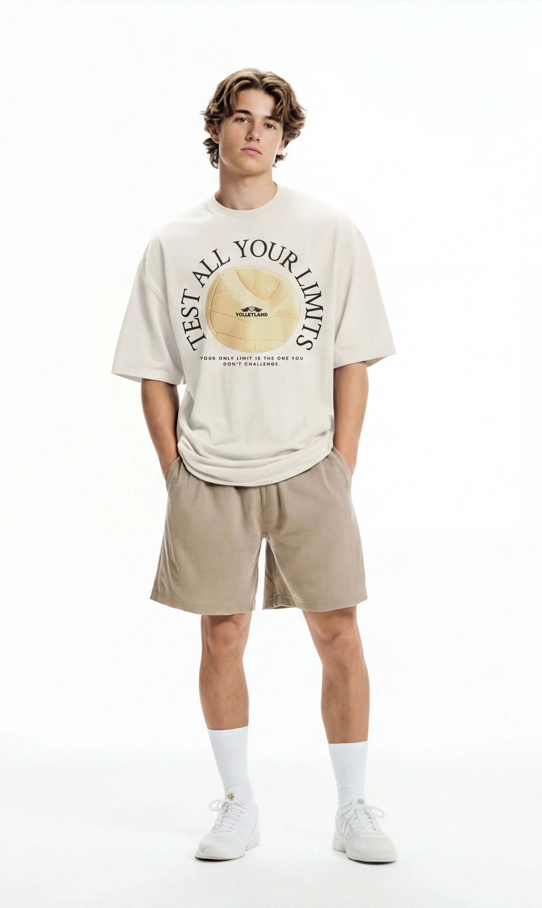 Test all your limits Oversized faded t-shirt