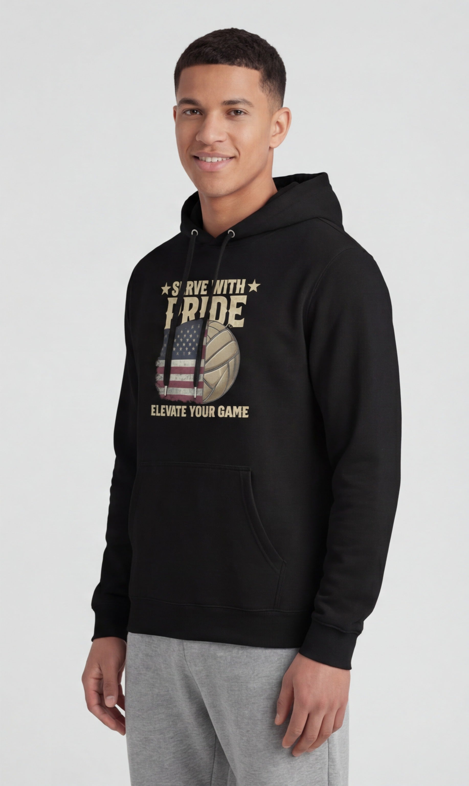 Serve With Pride — USA Hoodie